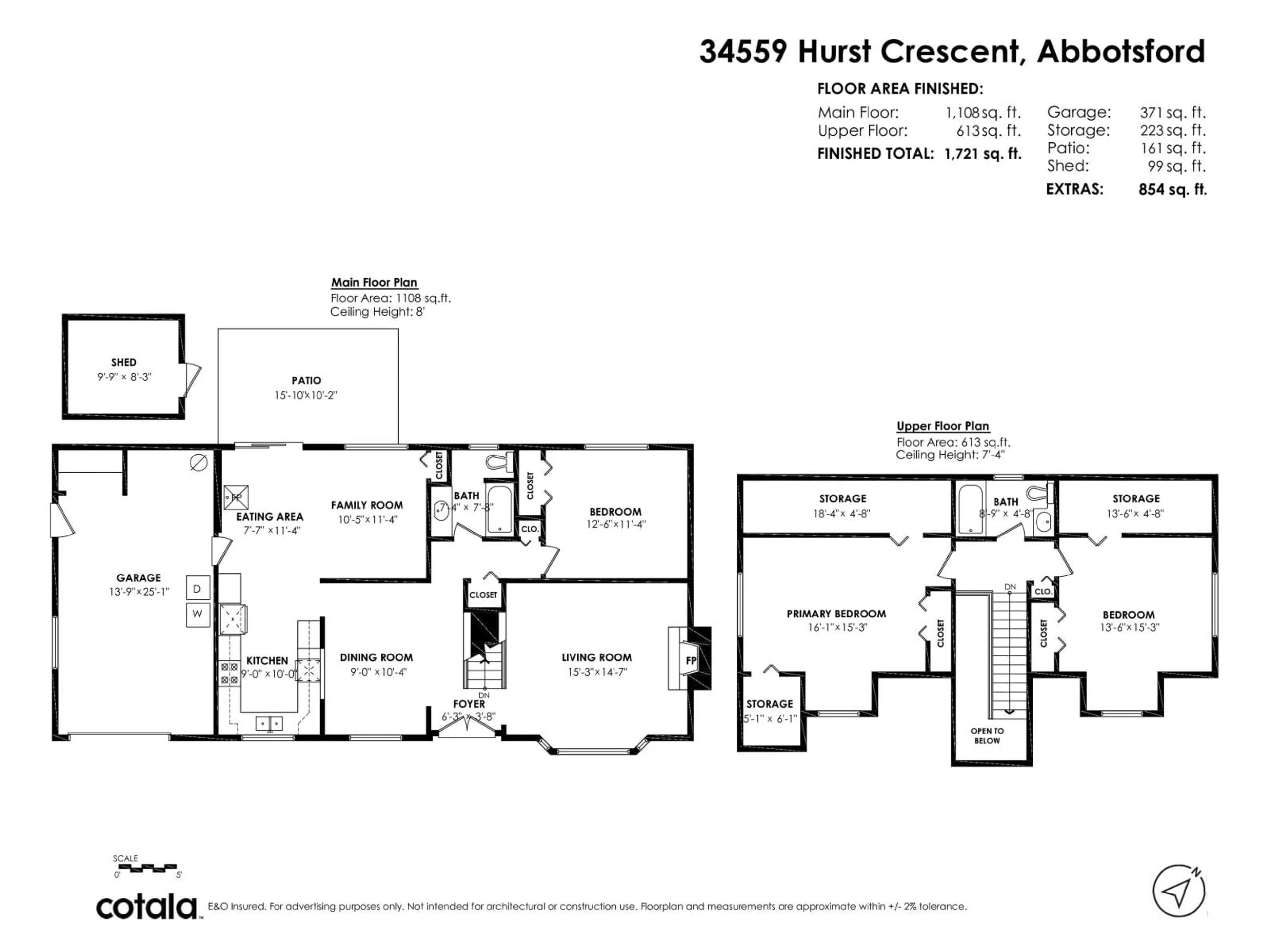 Floor plan for 34559 HURST CRESCENT, Abbotsford British Columbia V2S5B3