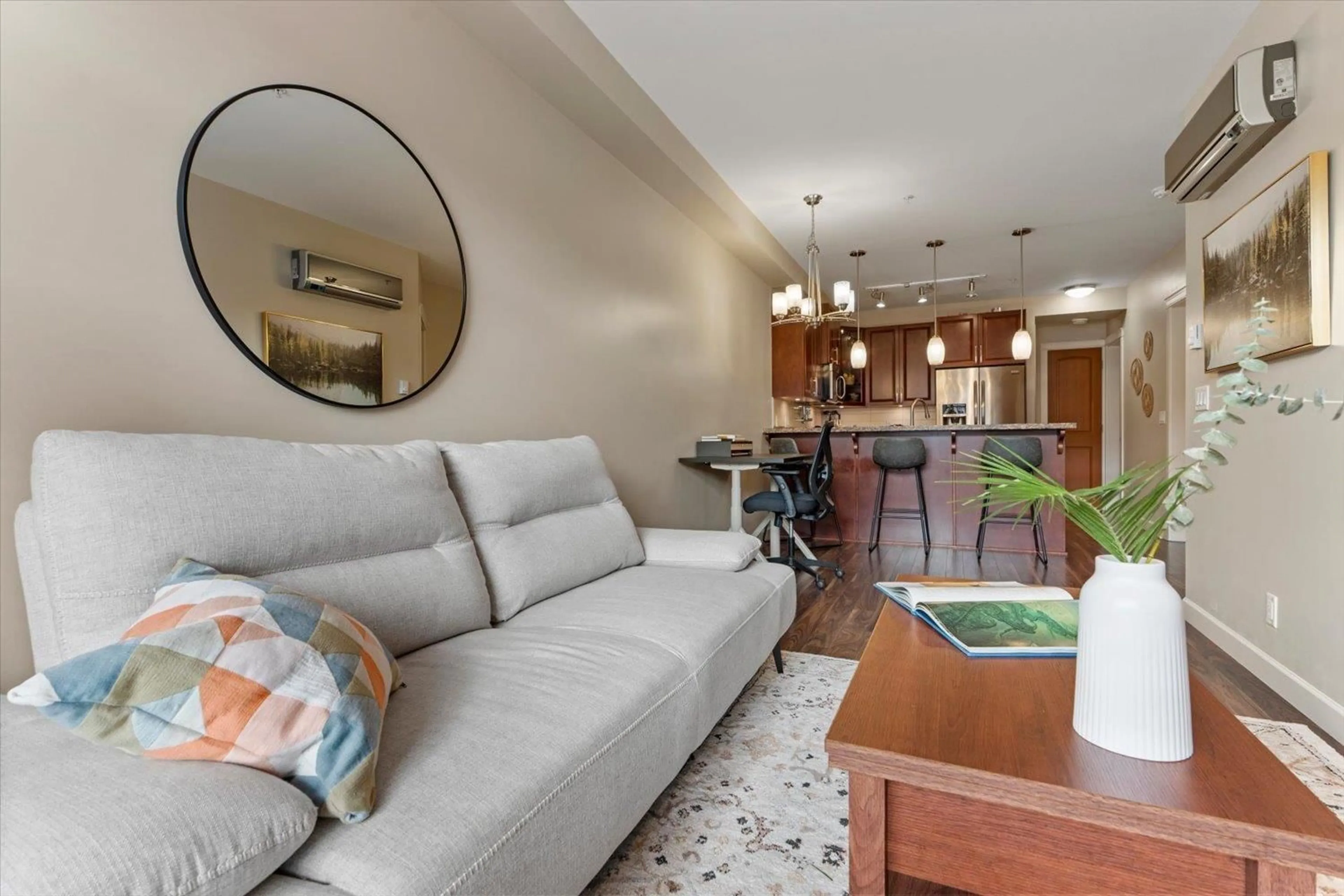 Living room with furniture, unknown for 401 - 8157 207 STREET, Langley British Columbia V2Y0V4