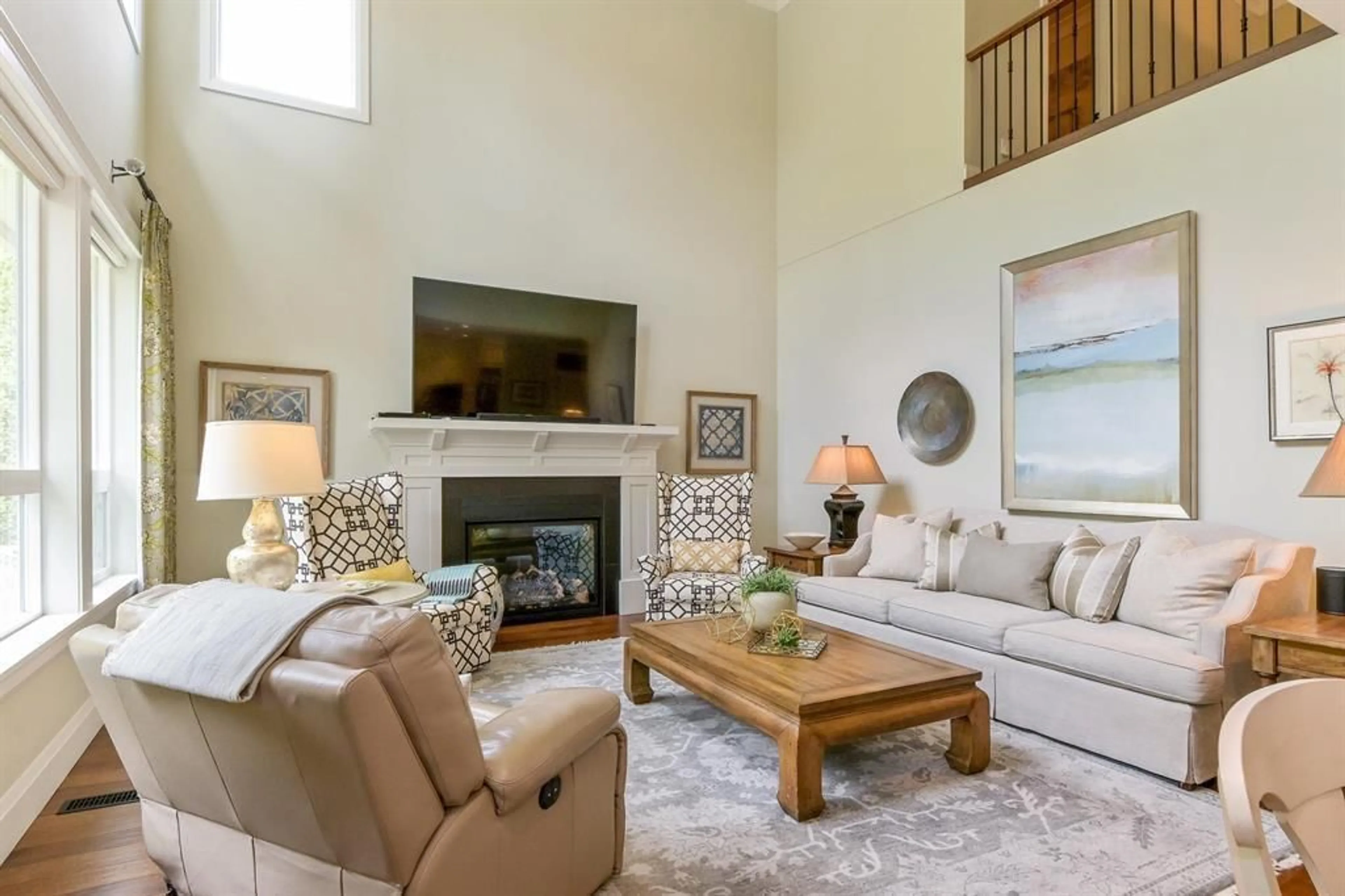 Living room with furniture, unknown for 4745 204A STREET, Langley British Columbia V3A0E7