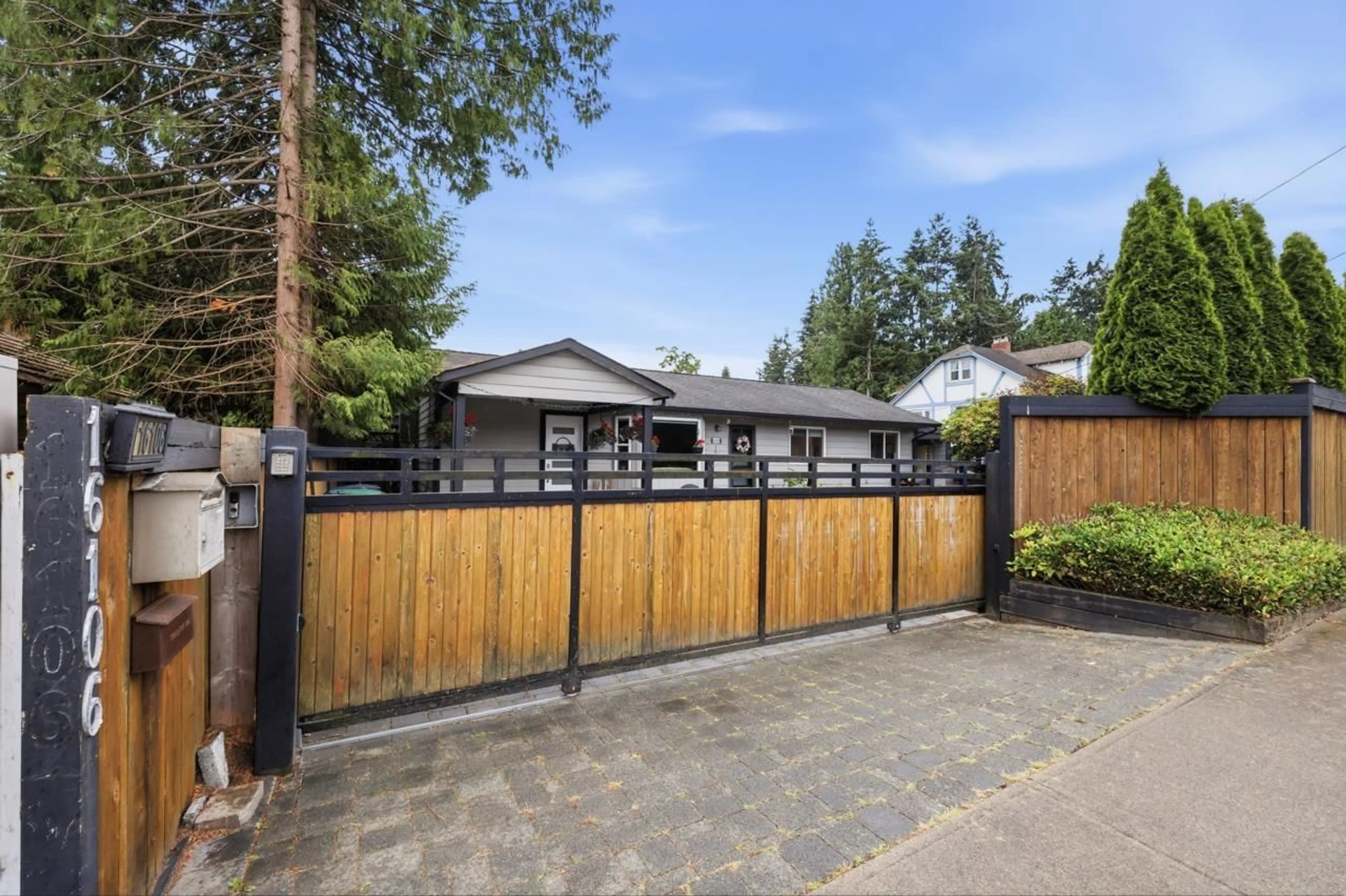 A pic from outside/outdoor area/front of a property/back of a property/a pic from drone, street for 16106 16 AVENUE, Surrey British Columbia V4A1S5