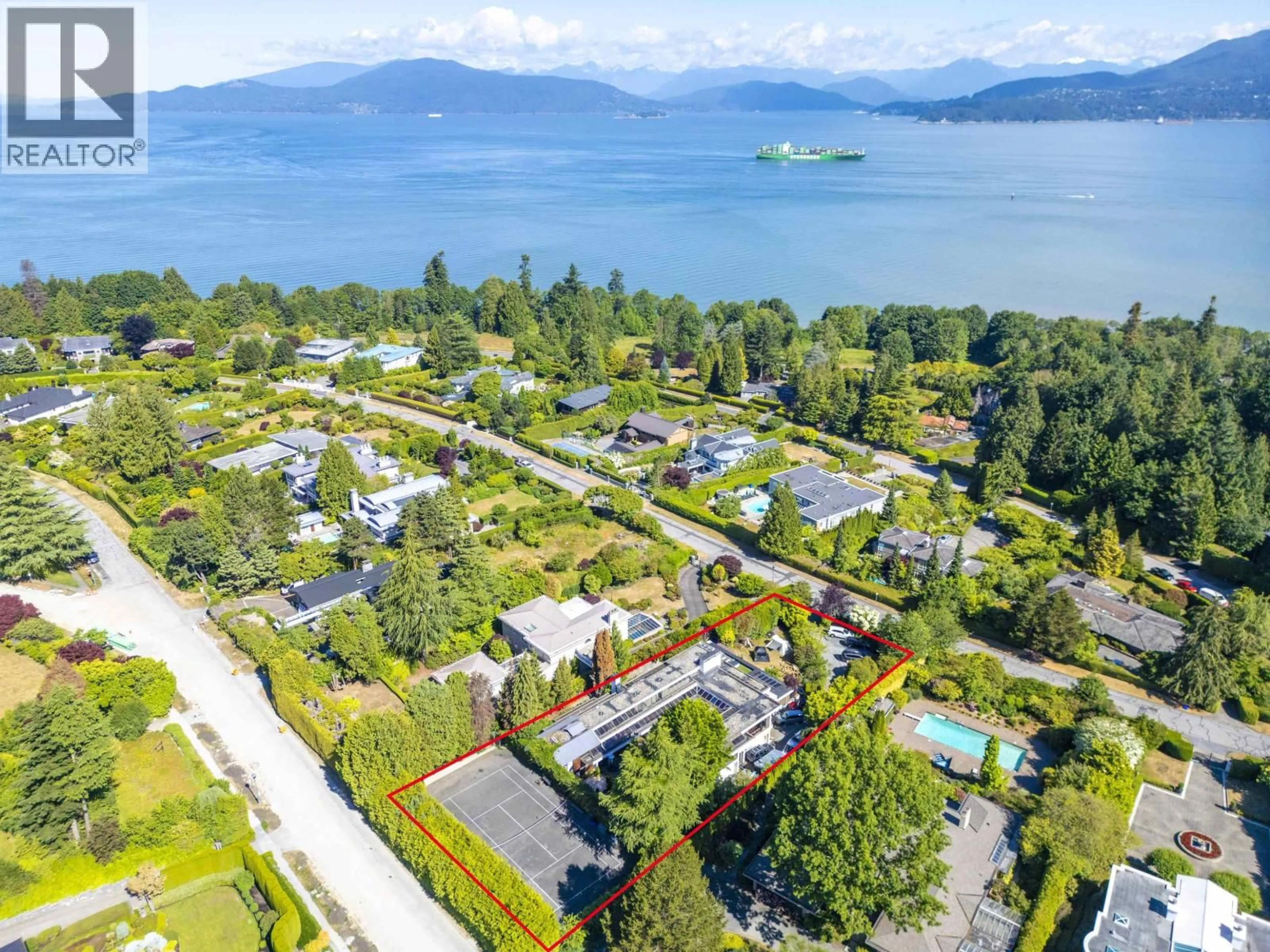 A pic from outside/outdoor area/front of a property/back of a property/a pic from drone, water/lake/river/ocean view for 5570 NEWTON WYND, Vancouver British Columbia V6T1H5