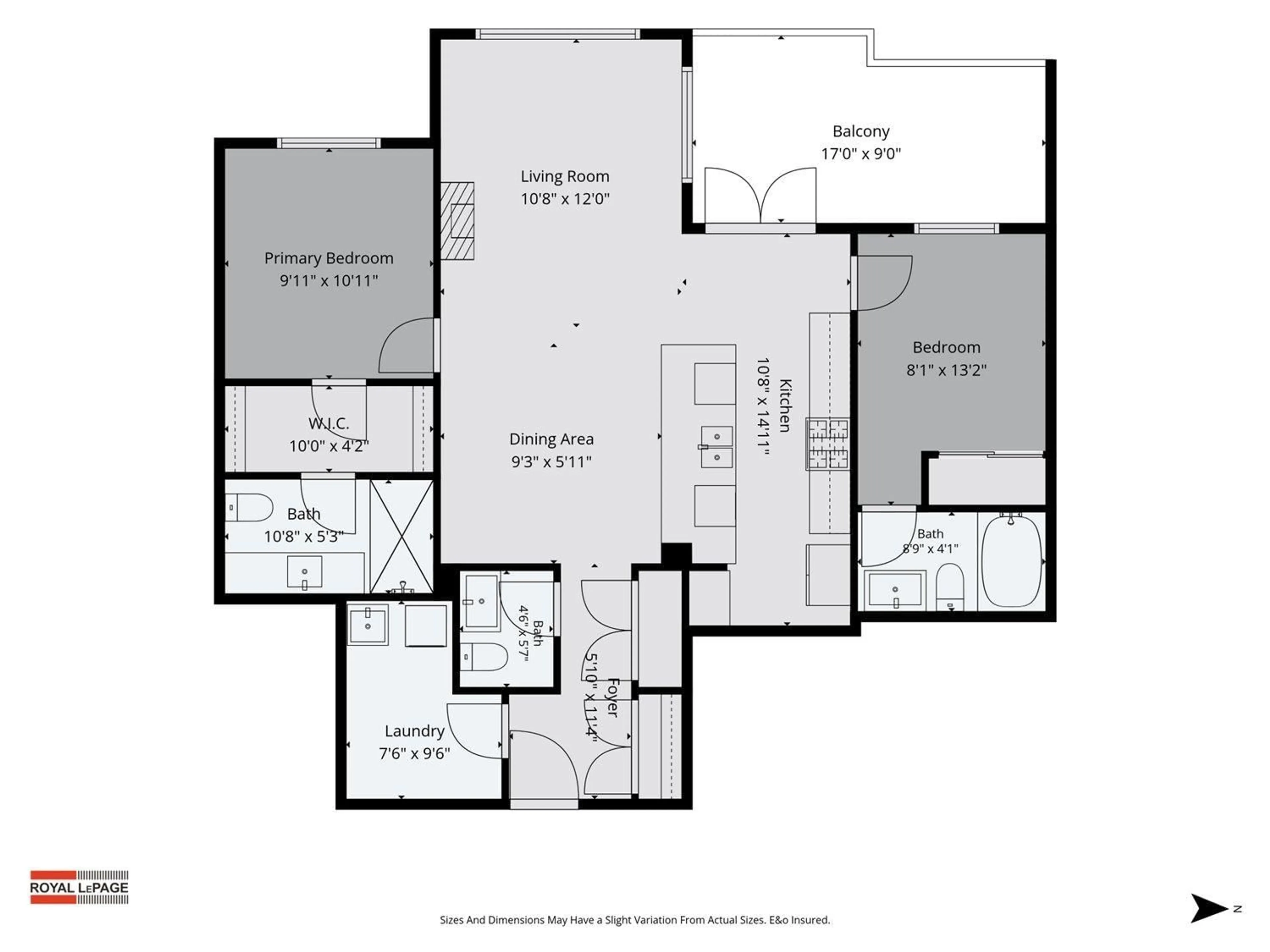 Floor plan for 404 - 33540 MAYFAIR AVENUE, Abbotsford British Columbia V2S0J3