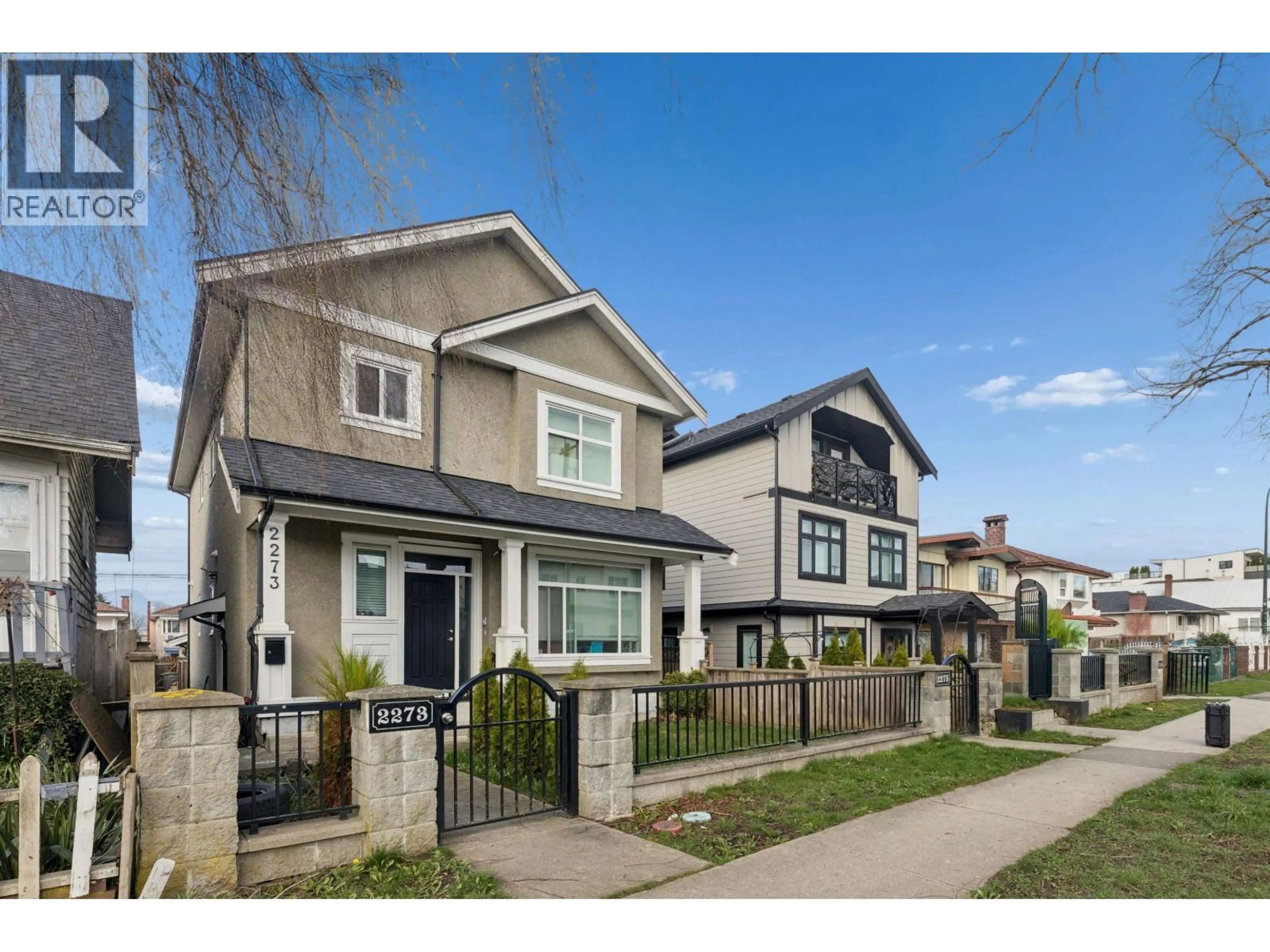 Home with vinyl exterior material, street for 2275 34TH AVENUE, Vancouver British Columbia V5P1A9