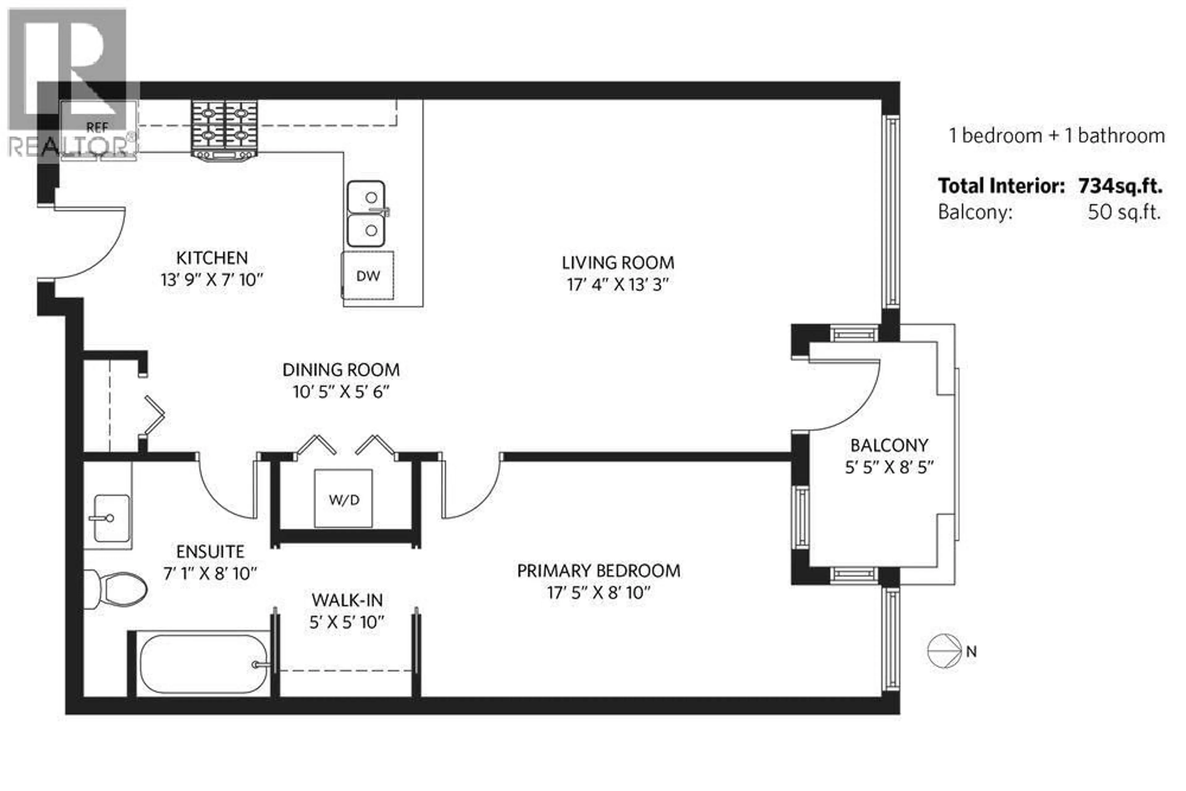 Floor plan for 303 - 857 15TH STREET, North Vancouver British Columbia V7P1M5