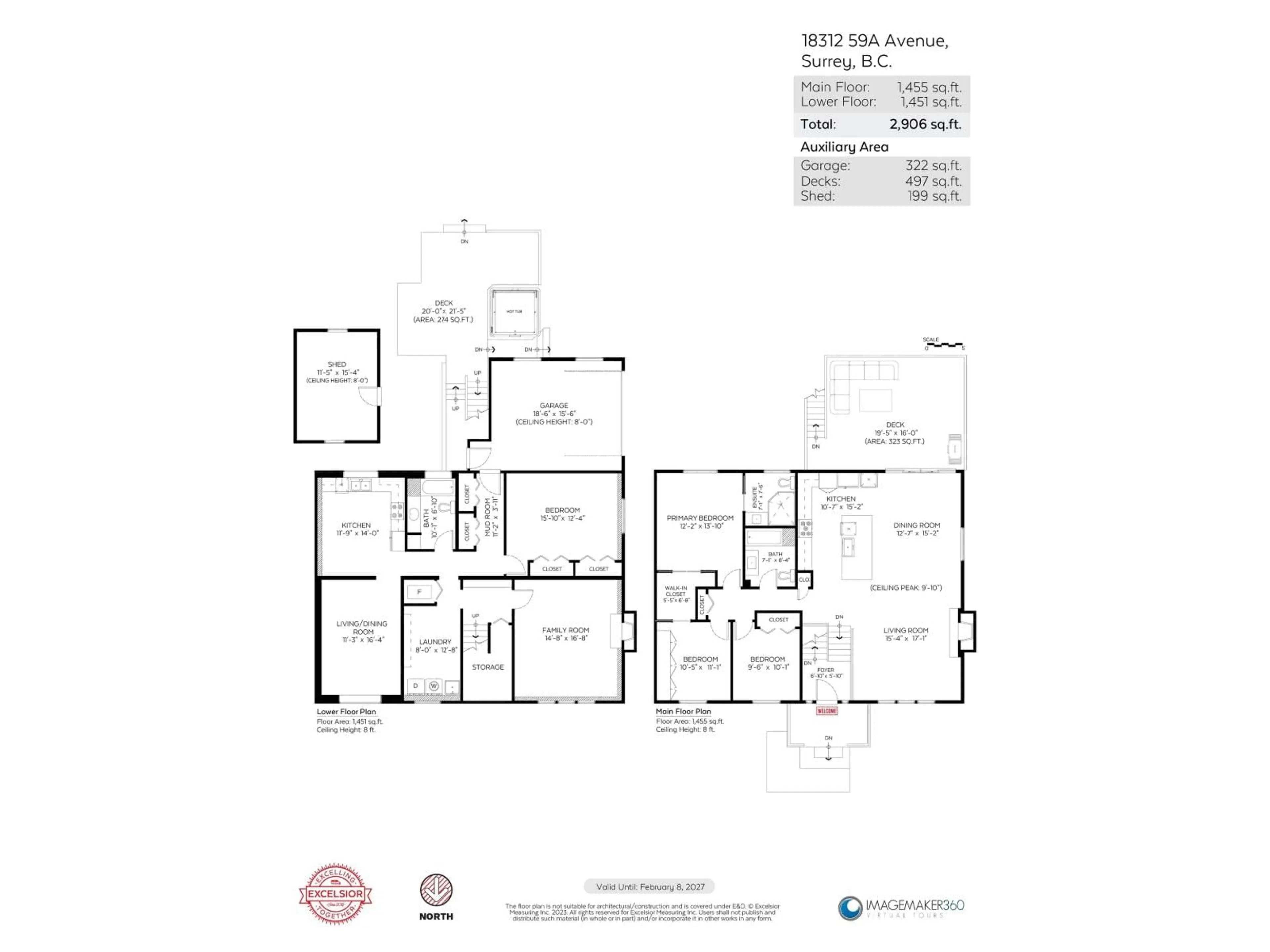Floor plan for 18312 59A AVENUE, Surrey British Columbia V3S5Y1