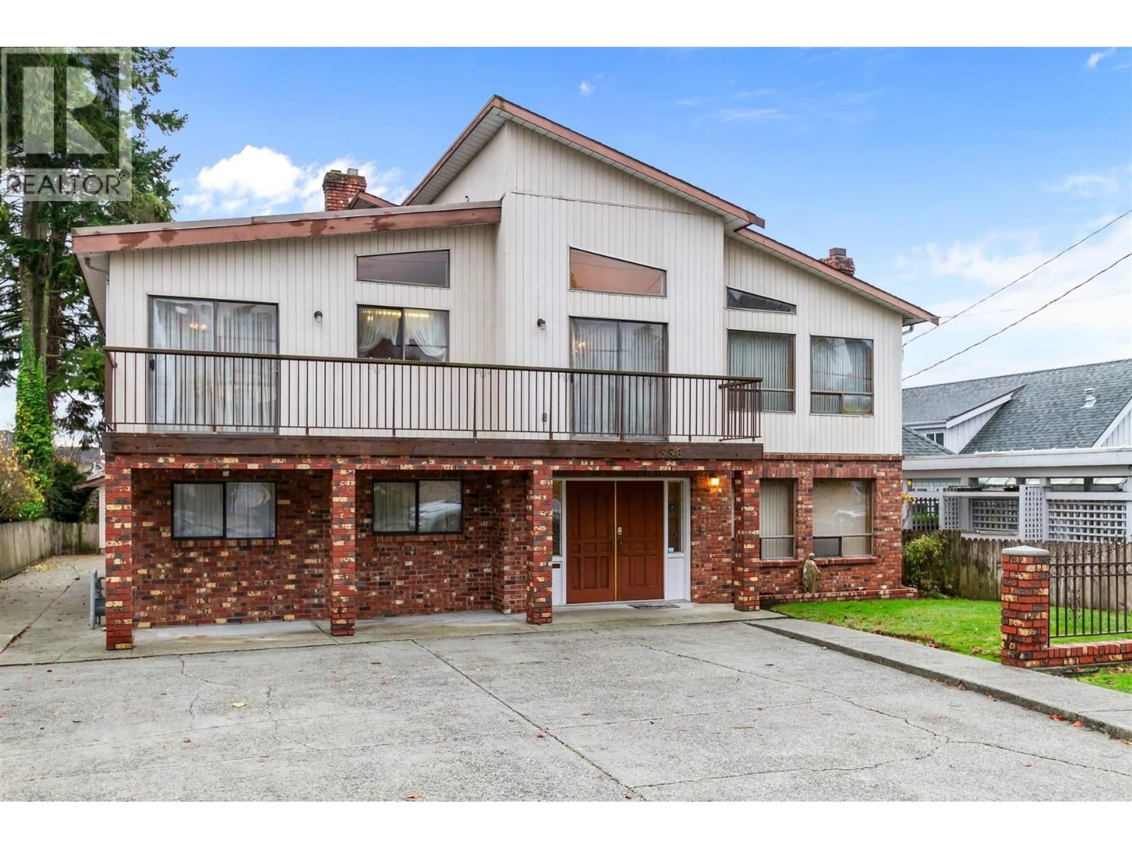 Home with brick exterior material, street for 4958 SIDLEY STREET, Burnaby British Columbia V5J1T5