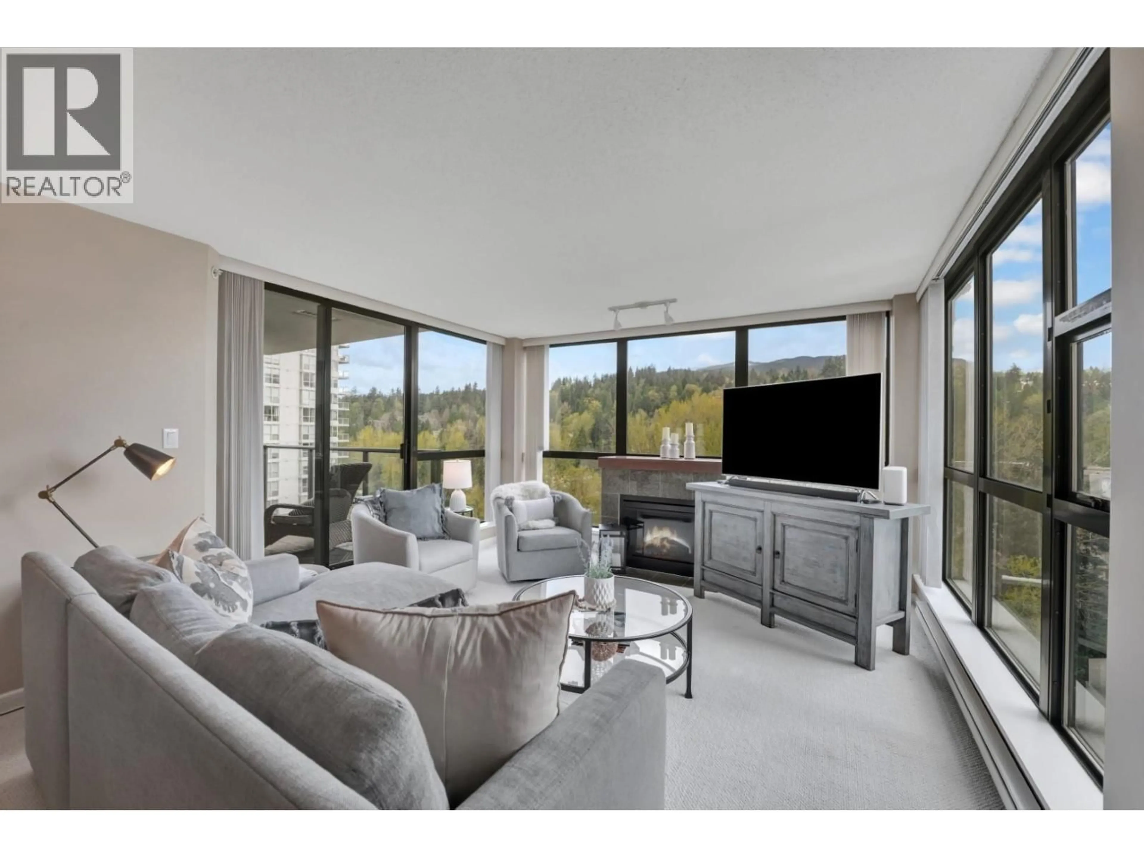 Living room with furniture, unknown for 1001 - 288 UNGLESS WAY, Port Moody British Columbia V3H0C9