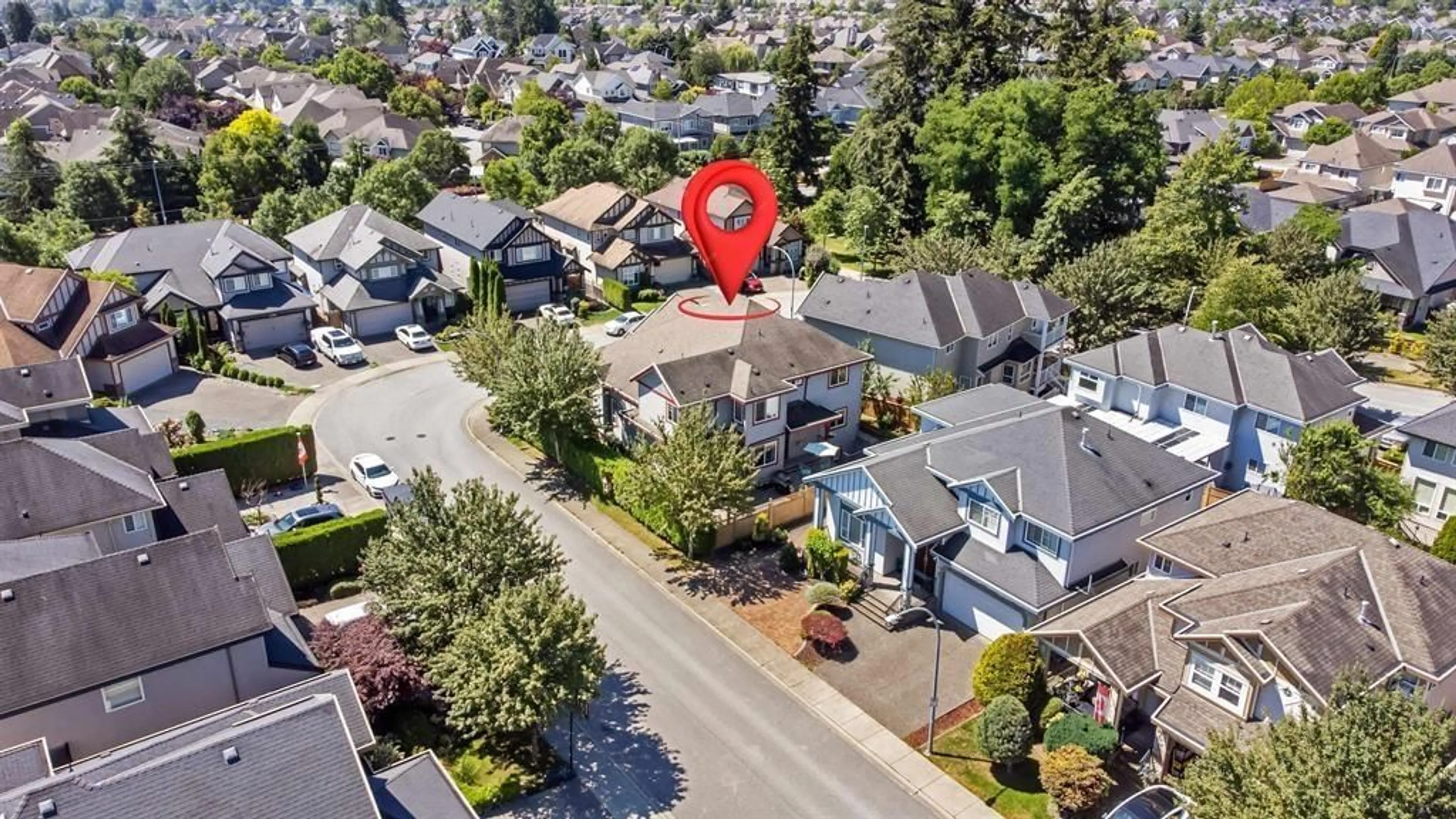 A pic from outside/outdoor area/front of a property/back of a property/a pic from drone, street for 19785 72A AVENUE, Langley British Columbia V2Y3H7