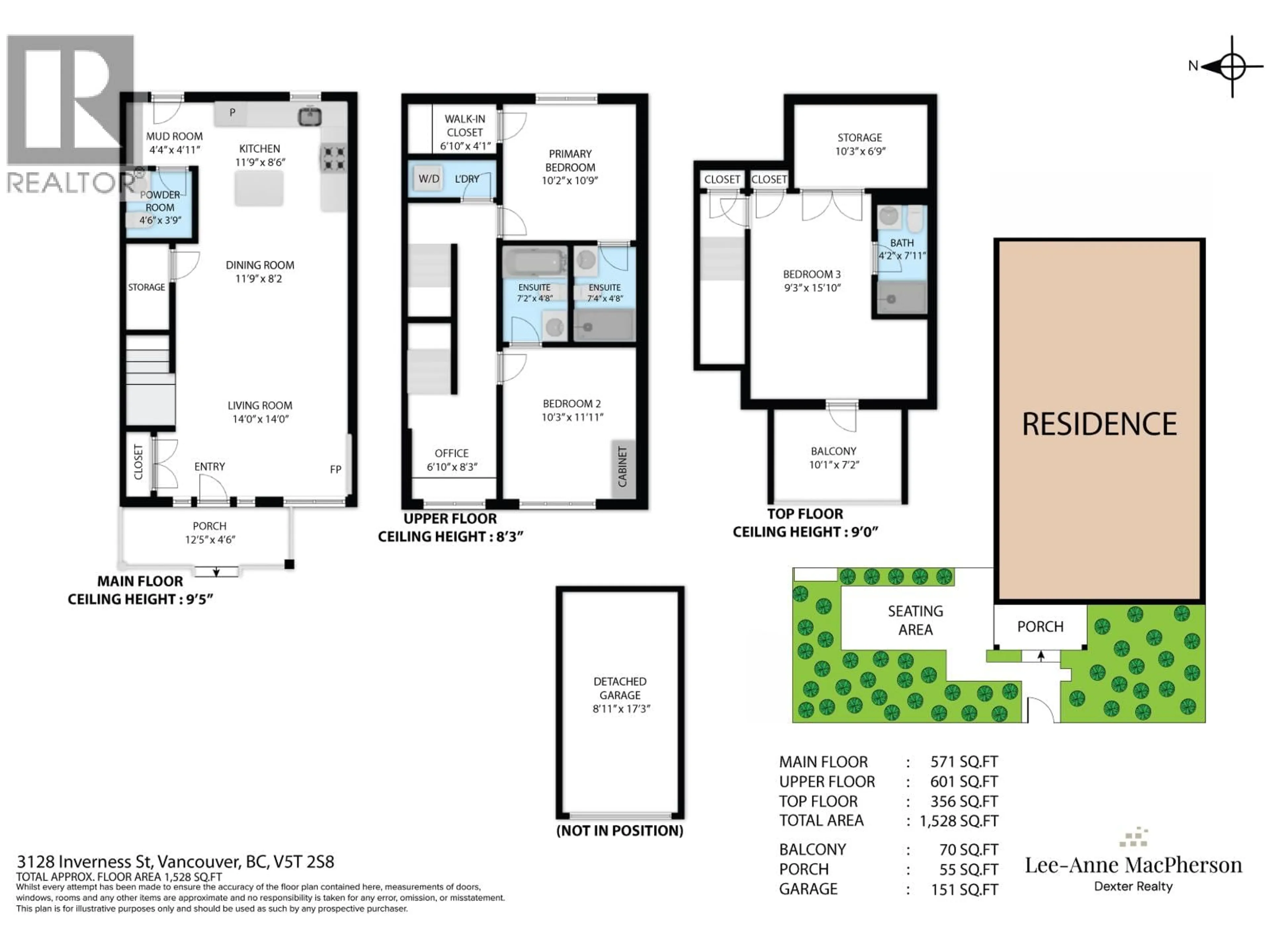 Floor plan for 3128 INVERNESS STREET, Vancouver British Columbia V5T0J6