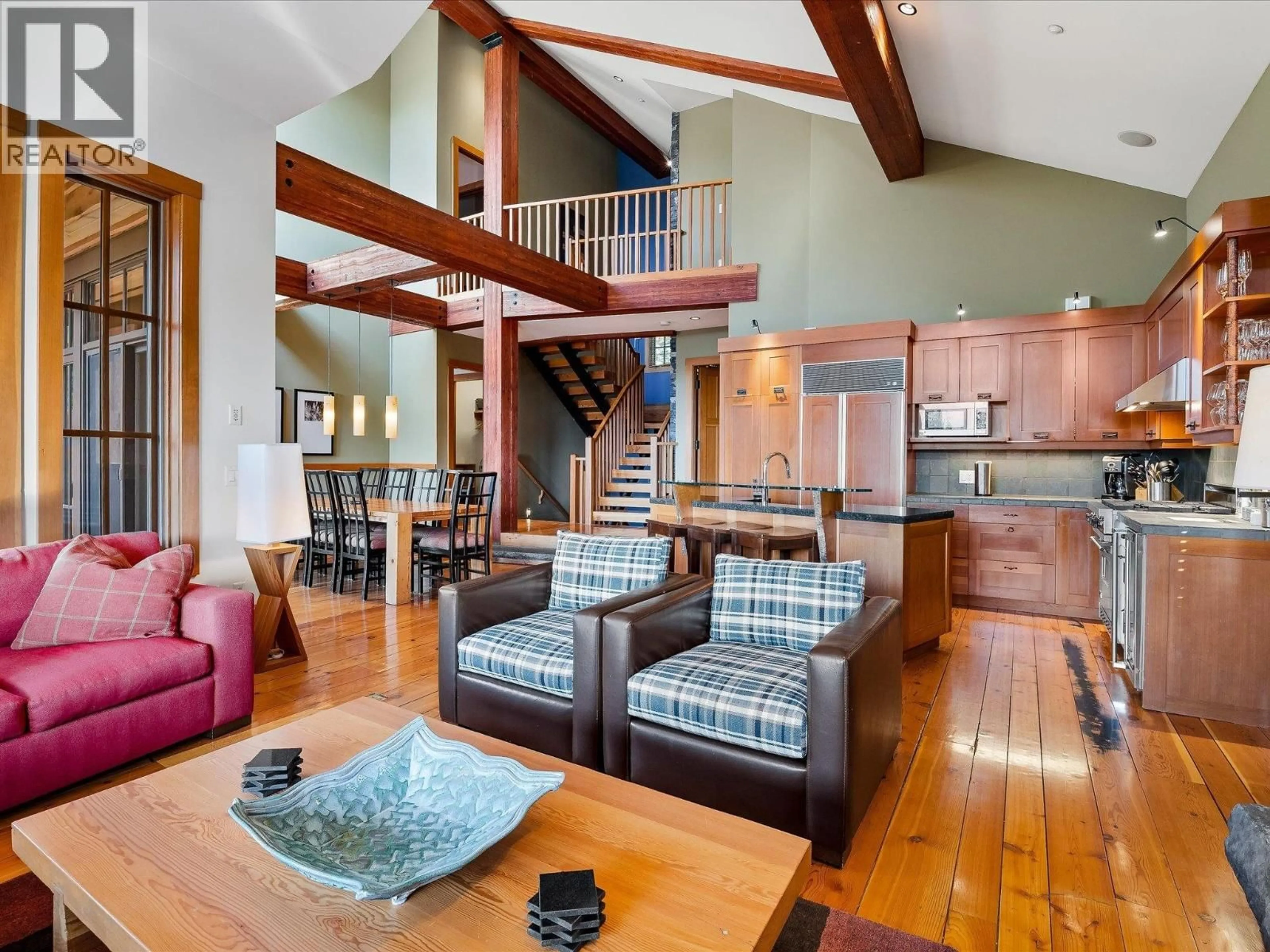 Open concept kitchen, wood/laminate floor for 13i - 2300 NORDIC DRIVE, Whistler British Columbia V8E0A6