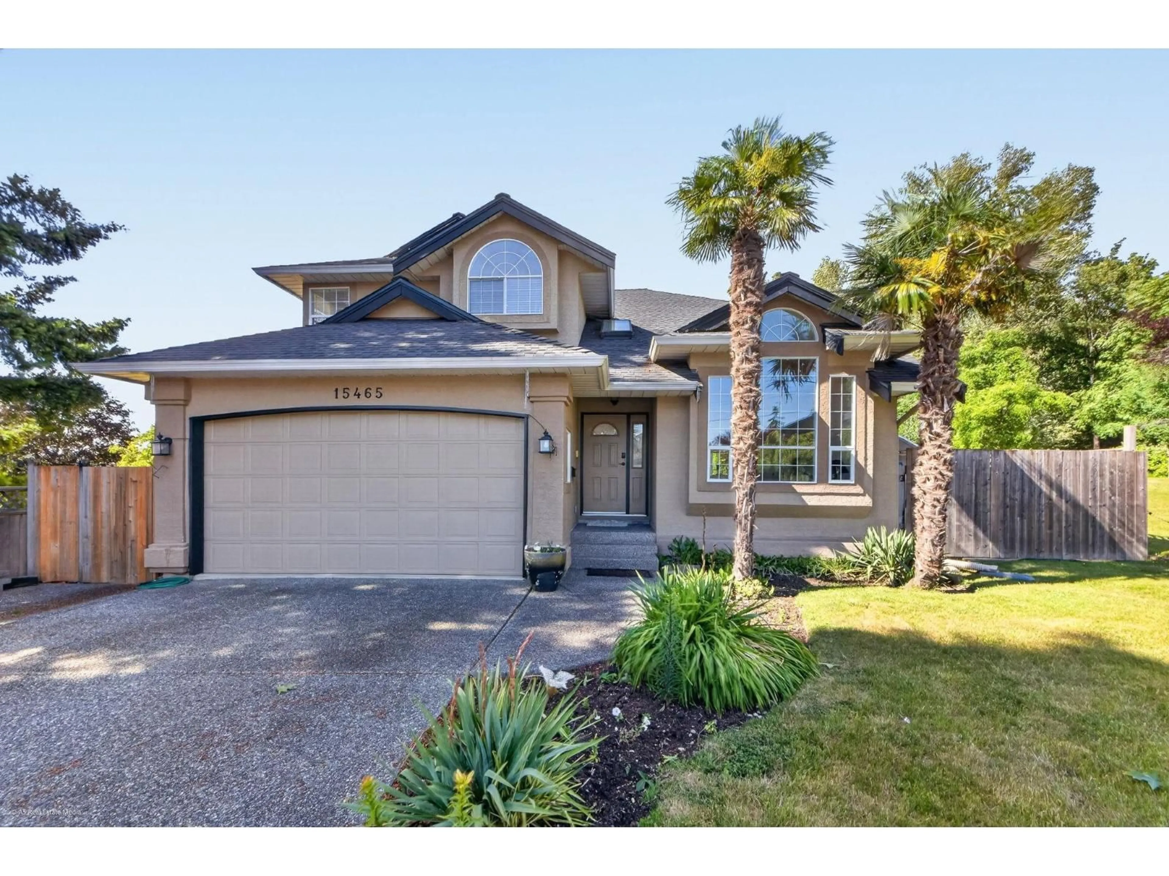 Home with vinyl exterior material, street for 15465 80 AVENUE, Surrey British Columbia V3S2J2