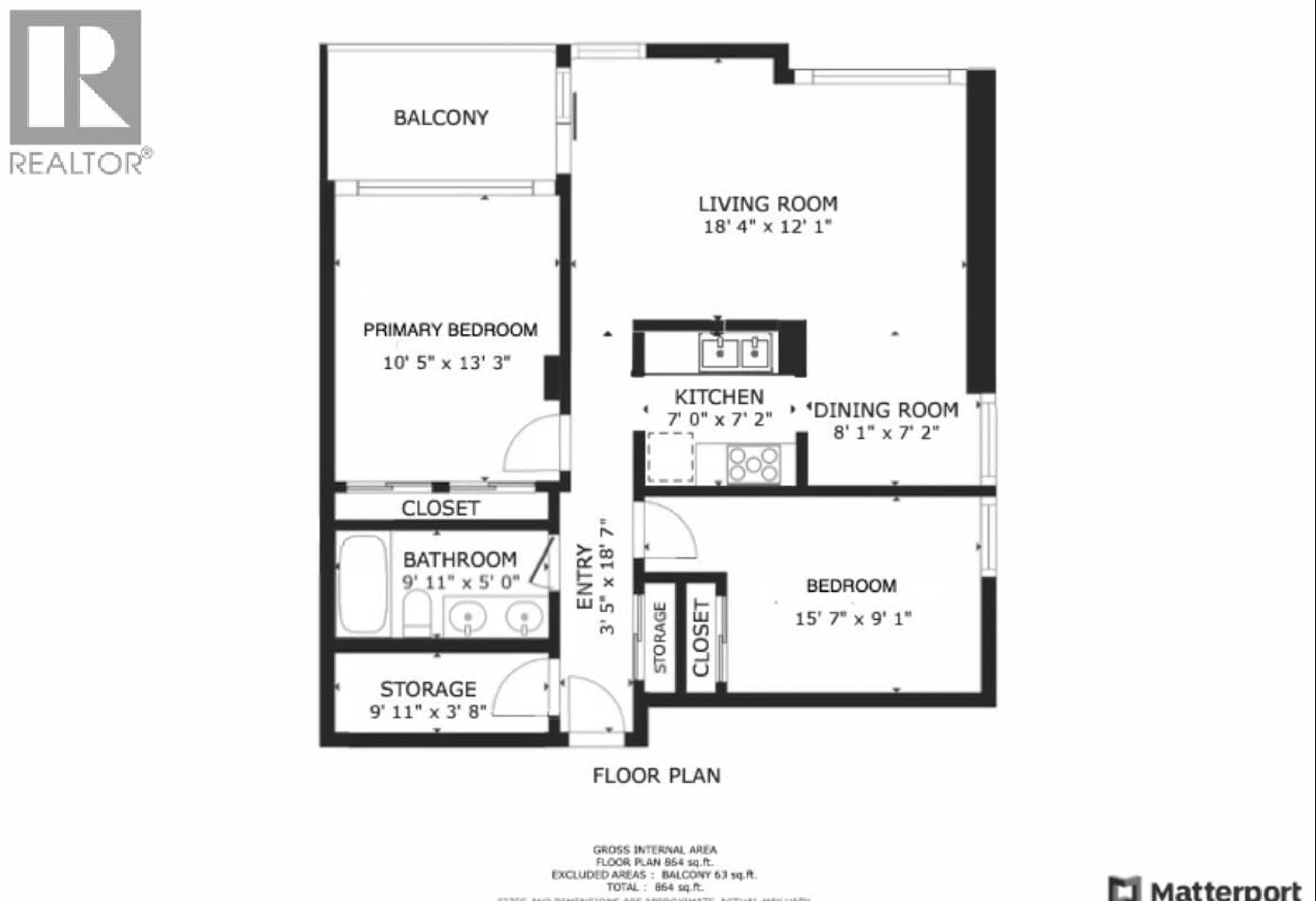 Floor plan for 1208 - 2008 FULLERTON AVENUE, North Vancouver British Columbia V7P3G7