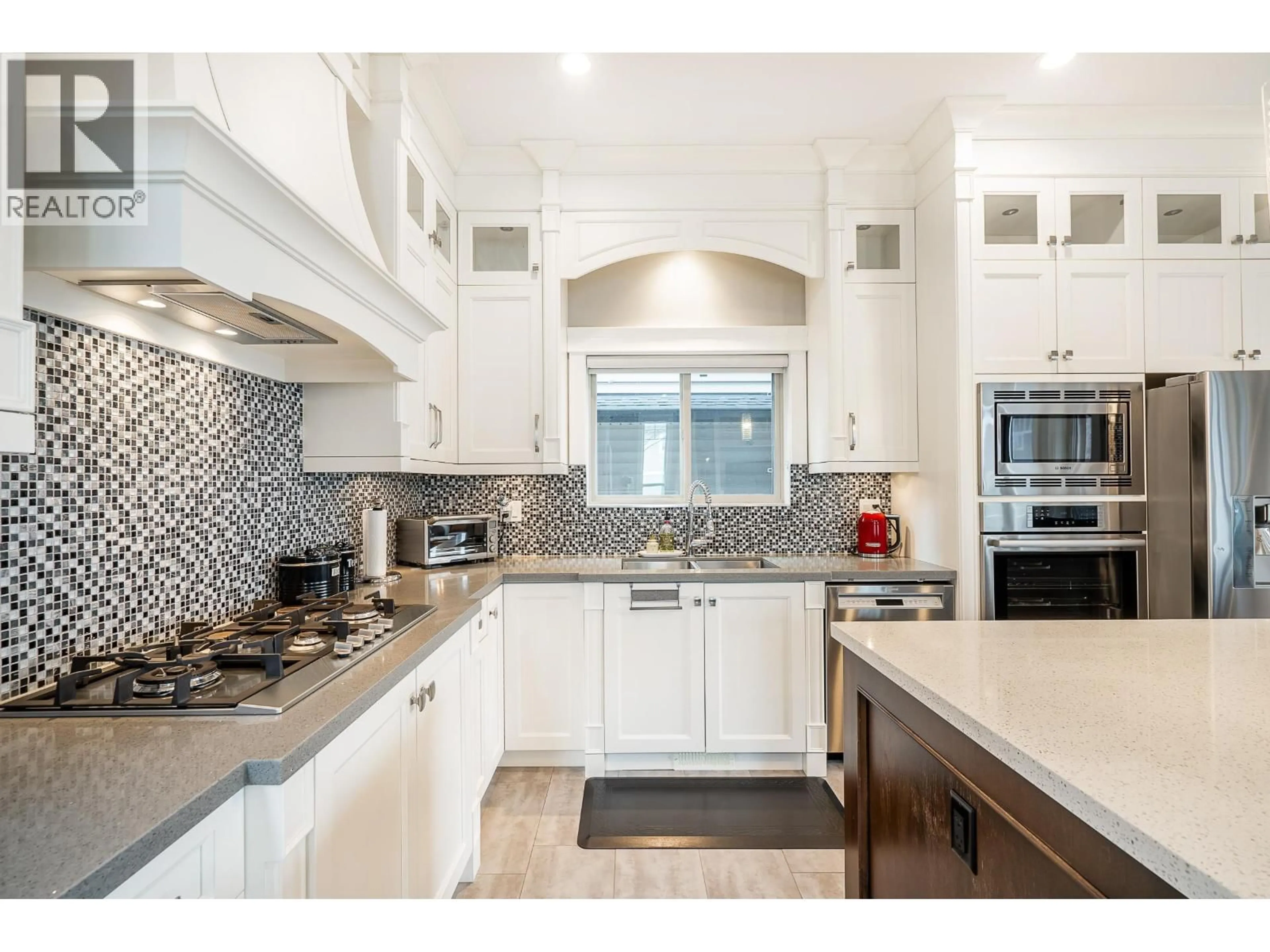 Contemporary kitchen, ceramic/tile floor for 1400 COAST MERIDIAN ROAD, Coquitlam British Columbia V3E0H5