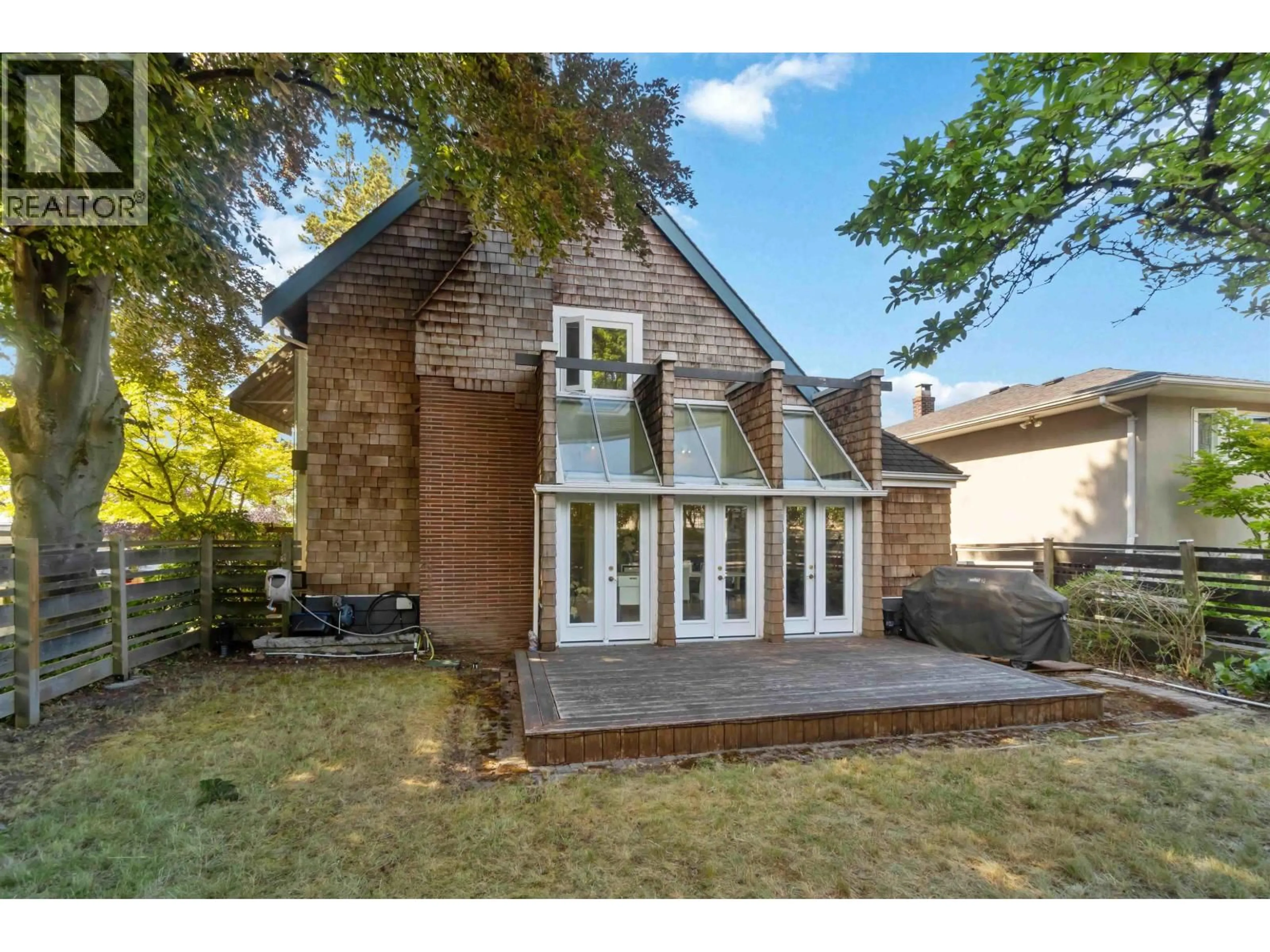 Home with brick exterior material, street for 7625 BORDEN STREET, Vancouver British Columbia V5P3C9