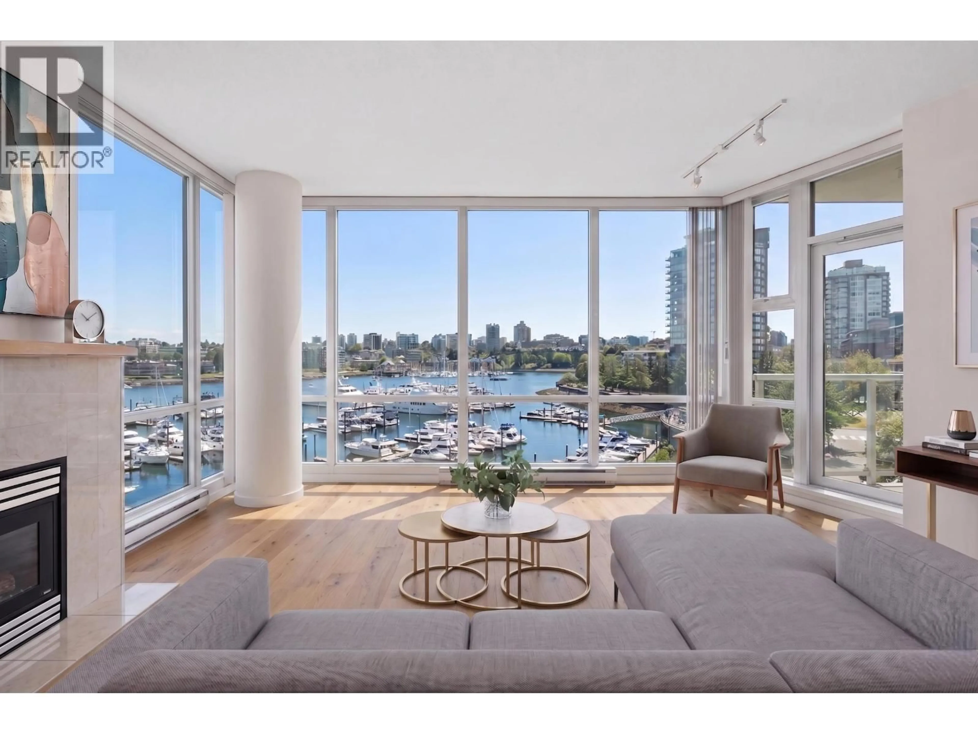 Living room with furniture, unknown for 501 - 1099 MARINASIDE CRESCENT, Vancouver British Columbia V6Z2Z3