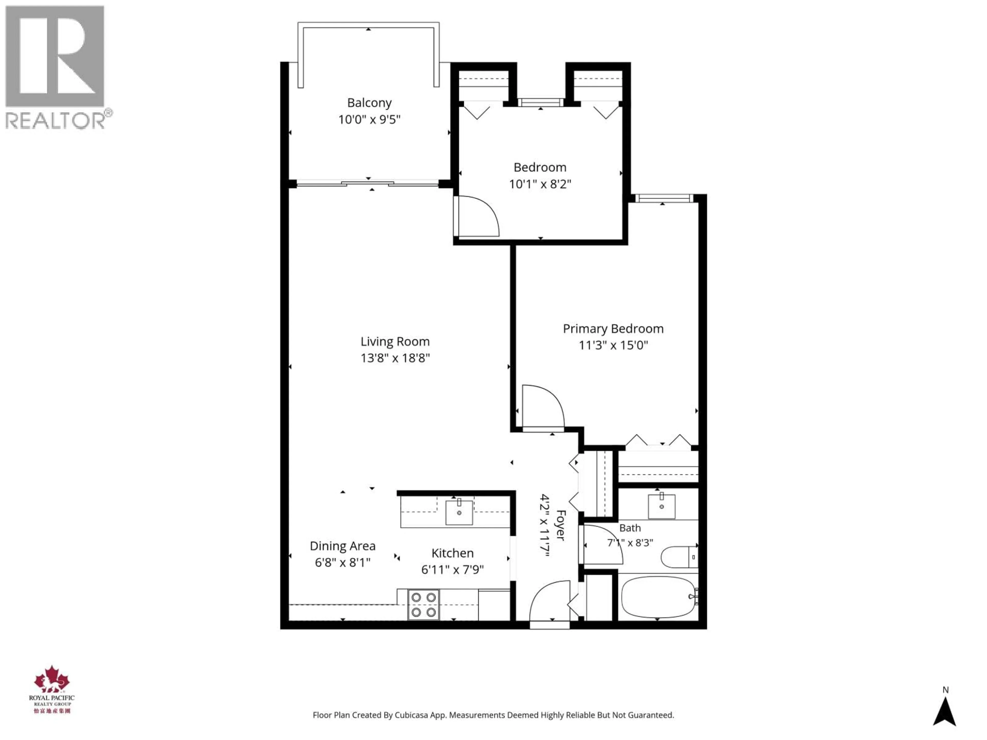 Floor plan for 401 - 4941 LOUGHEED HIGHWAY, Burnaby British Columbia V5B4S6