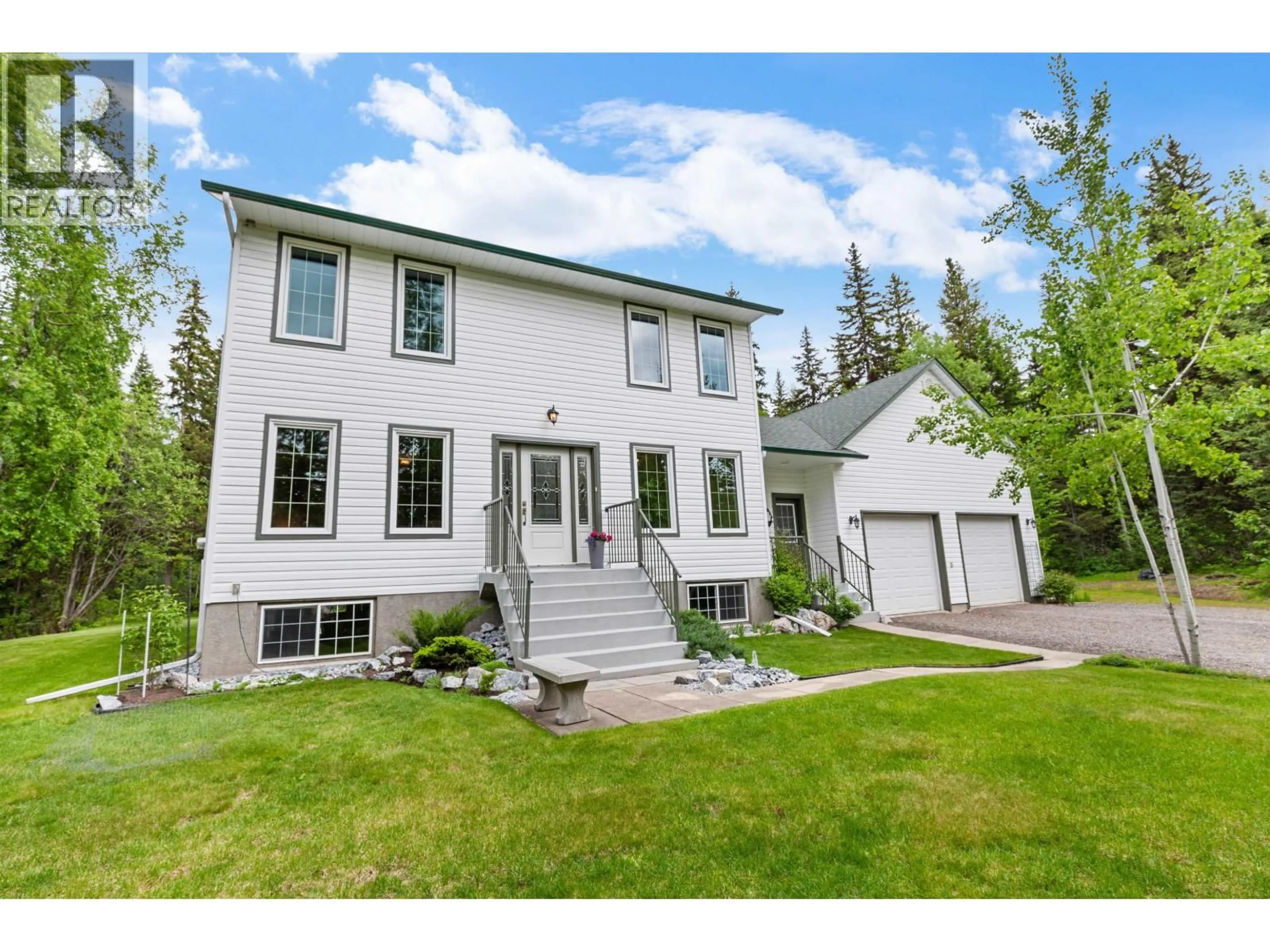 Home with vinyl exterior material, street for 10020 TREBE ROAD, Prince George British Columbia V2N5B4