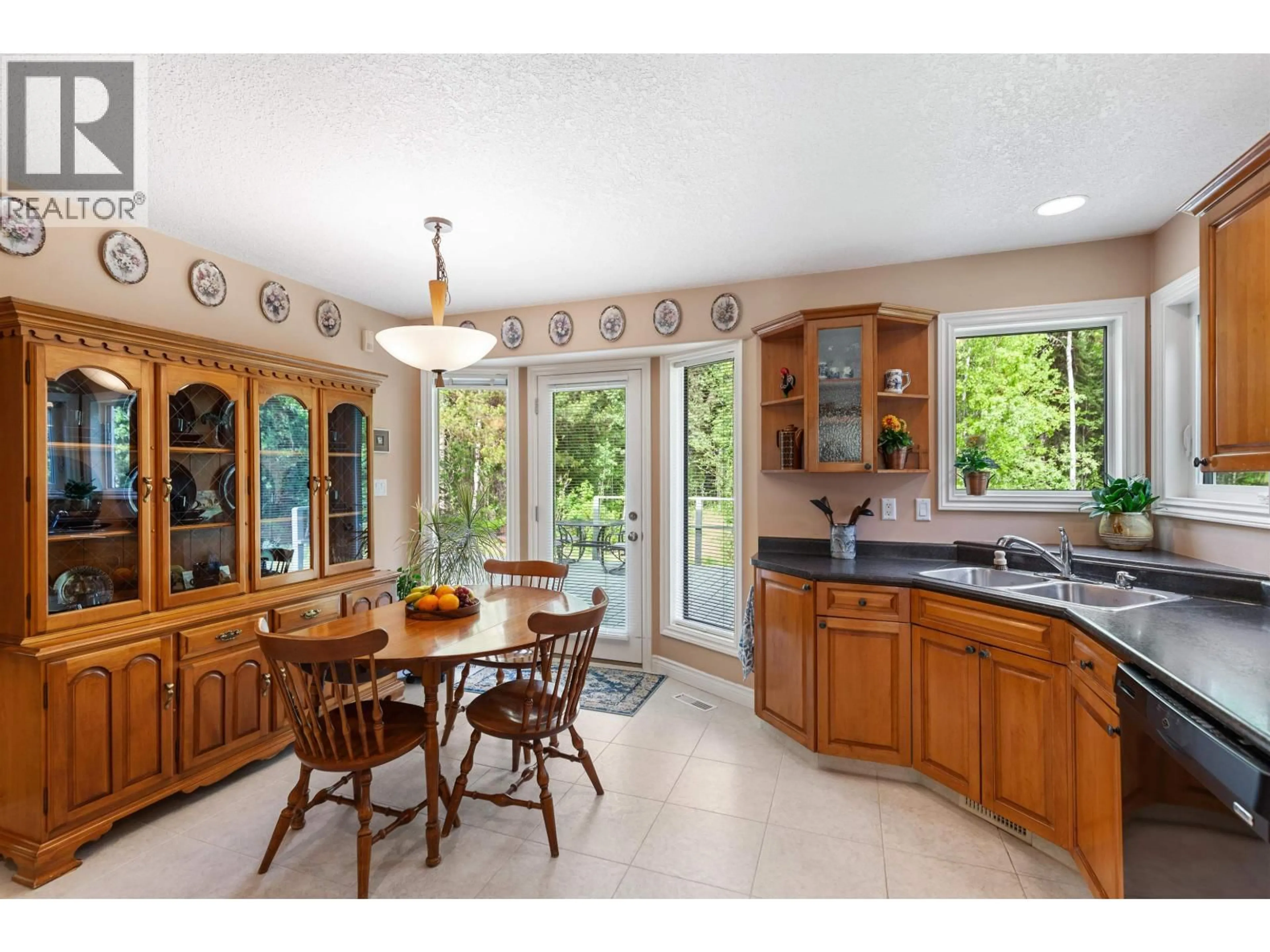 Open concept kitchen, ceramic/tile floor for 10020 TREBE ROAD, Prince George British Columbia V2N5B4
