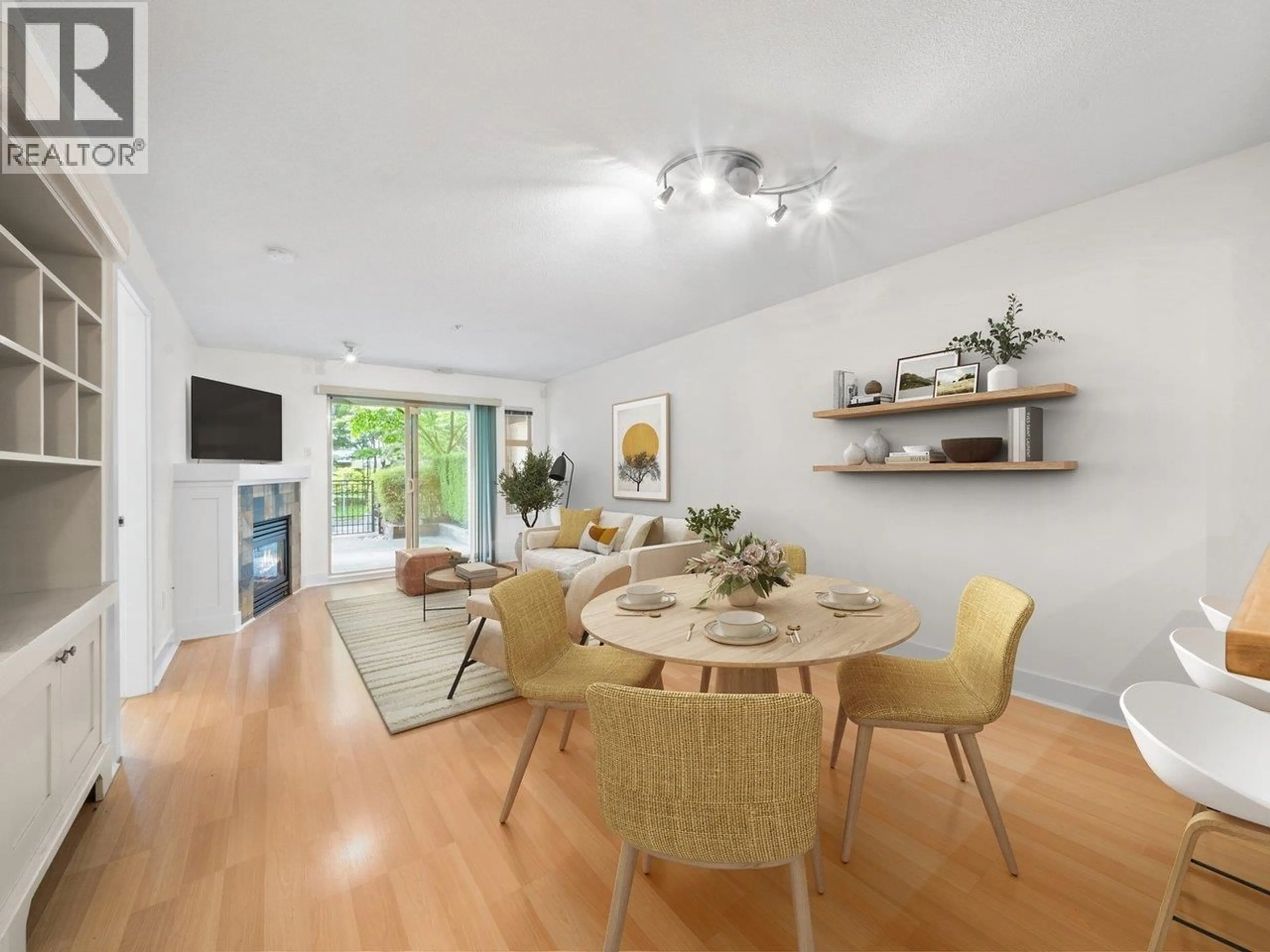 Dining room, wood/laminate floor for 108 - 2338 WESTERN PARKWAY, Vancouver British Columbia V6T2H7