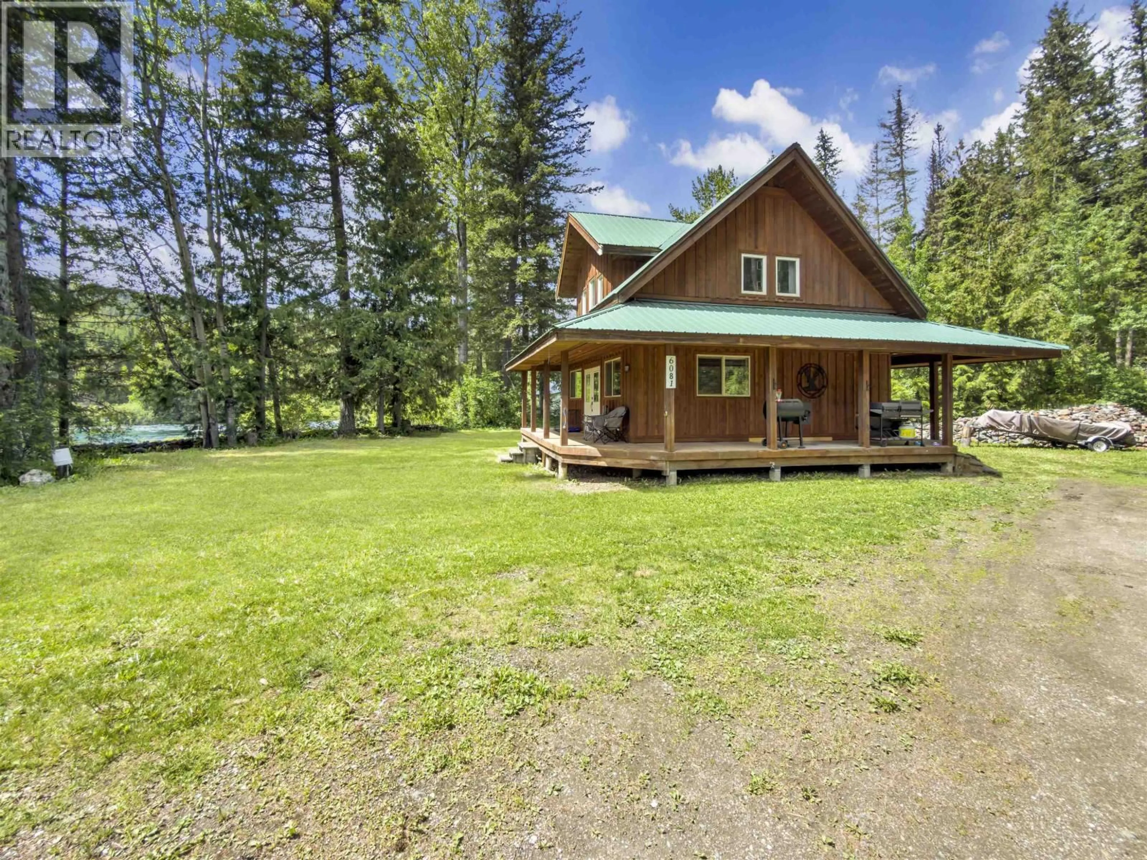 A pic from outside/outdoor area/front of a property/back of a property/a pic from drone, water/lake/river/ocean view for 6081 KEITHLEY CREEK ROAD, Likely British Columbia V0L1N0