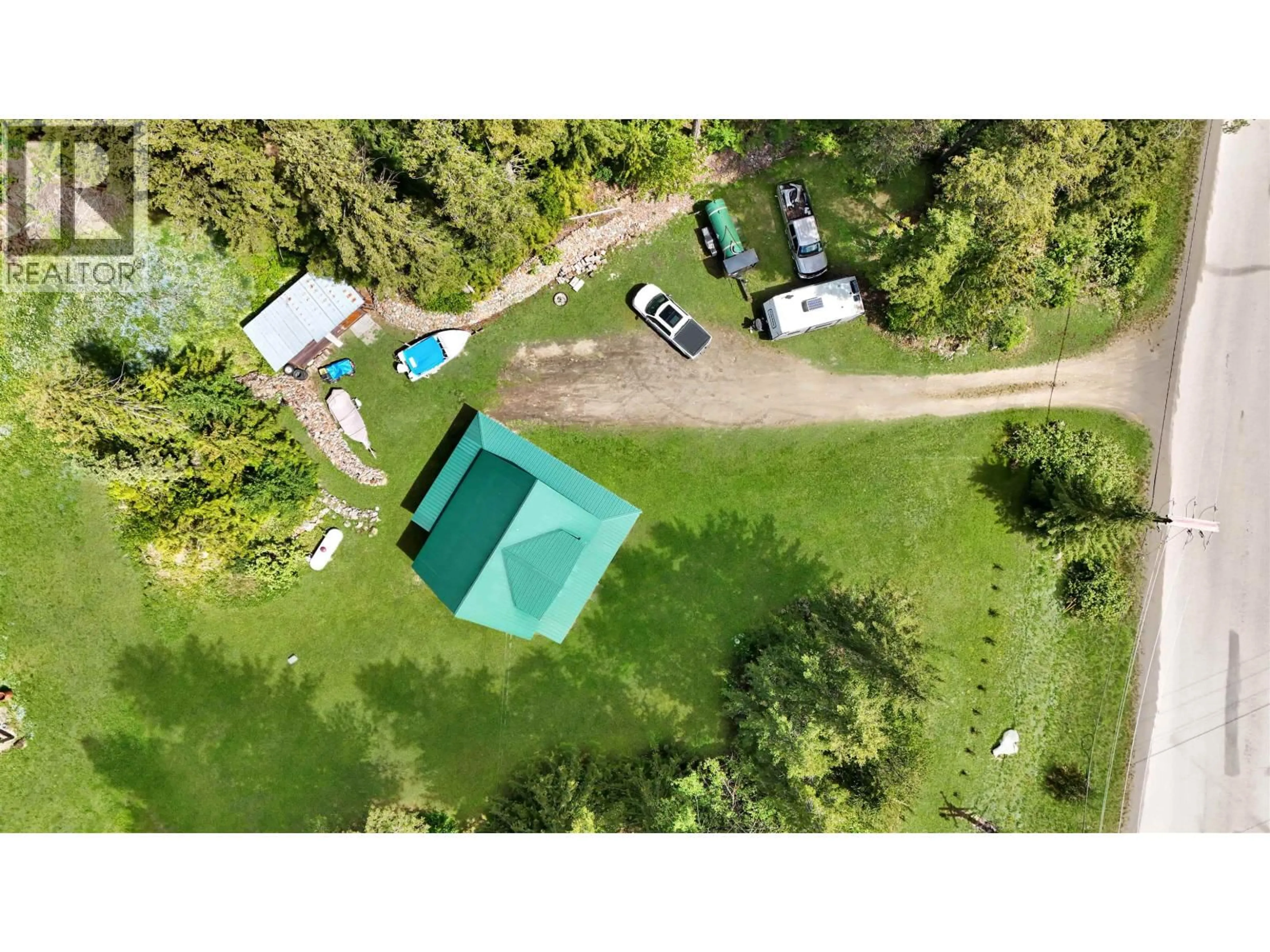 A pic from outside/outdoor area/front of a property/back of a property/a pic from drone, unknown for 6081 KEITHLEY CREEK ROAD, Likely British Columbia V0L1N0