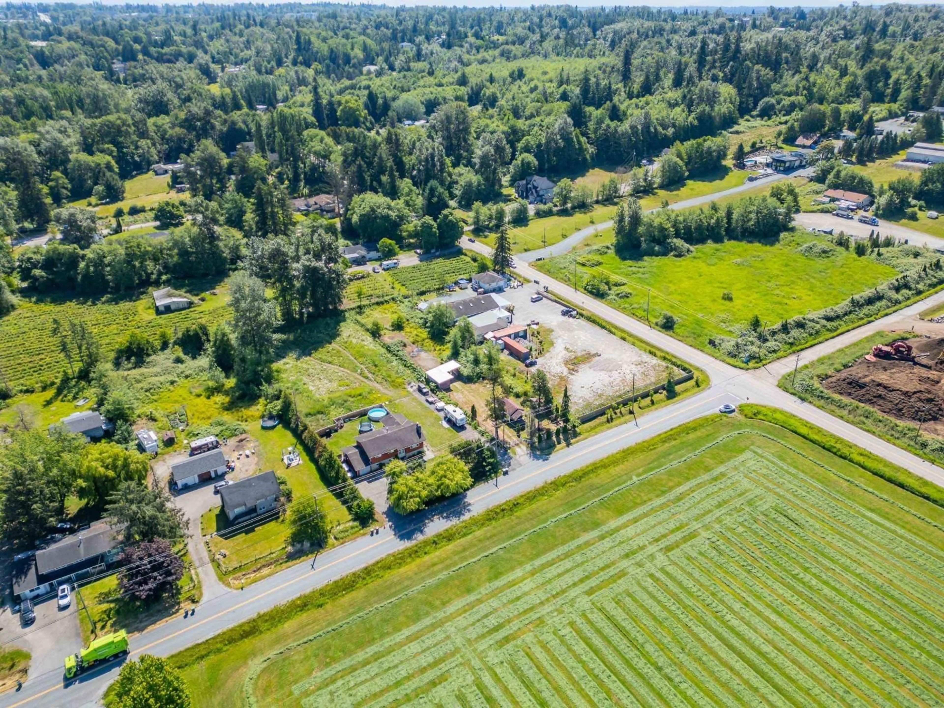 A pic from outside/outdoor area/front of a property/back of a property/a pic from drone, street for 8034 188 STREET, Surrey British Columbia V4N3G5