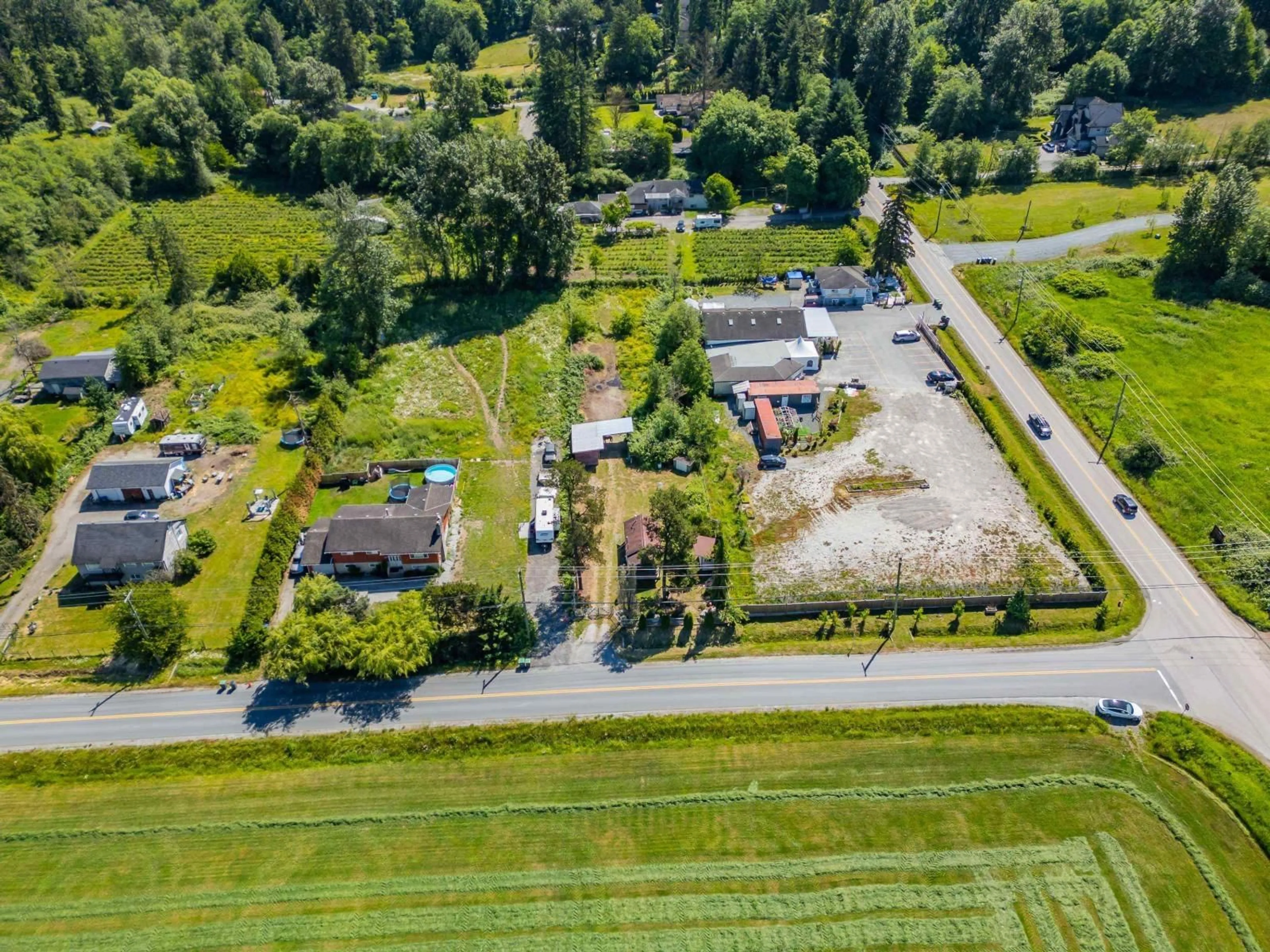 A pic from outside/outdoor area/front of a property/back of a property/a pic from drone, street for 8034 188 STREET, Surrey British Columbia V4N3G5