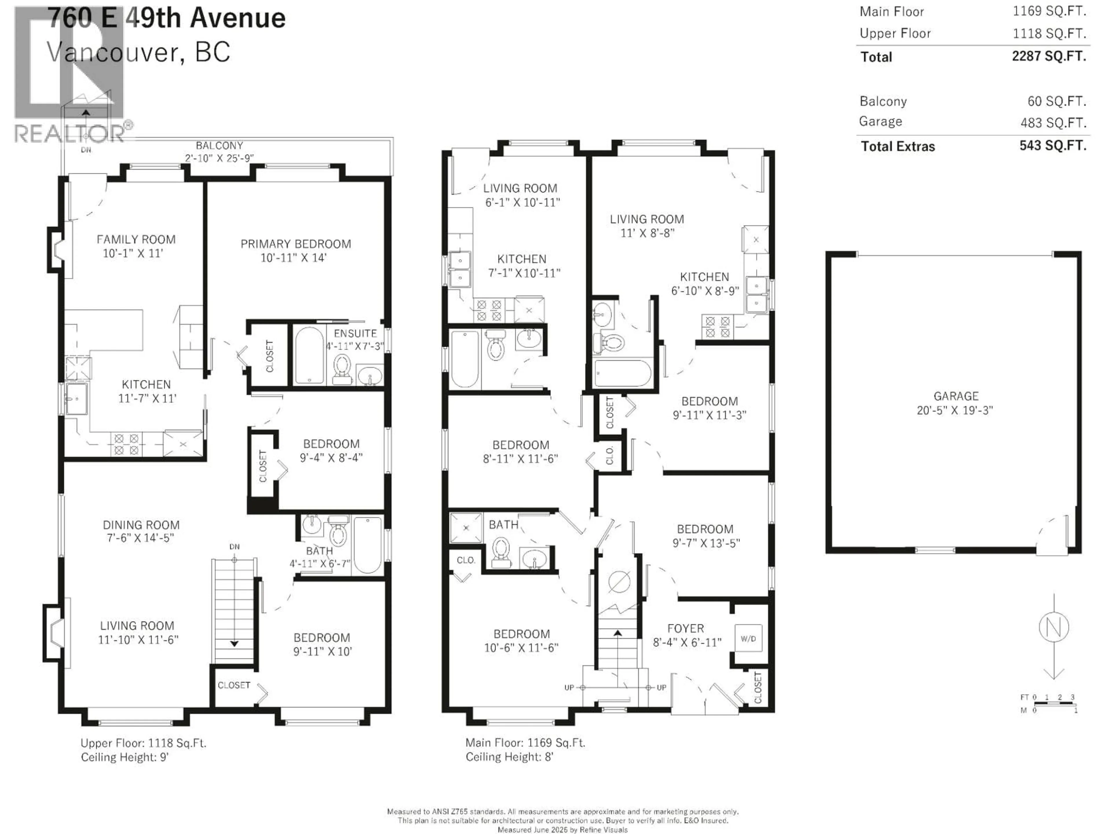 Floor plan for 760 49TH AVENUE, Vancouver British Columbia V5W2H4
