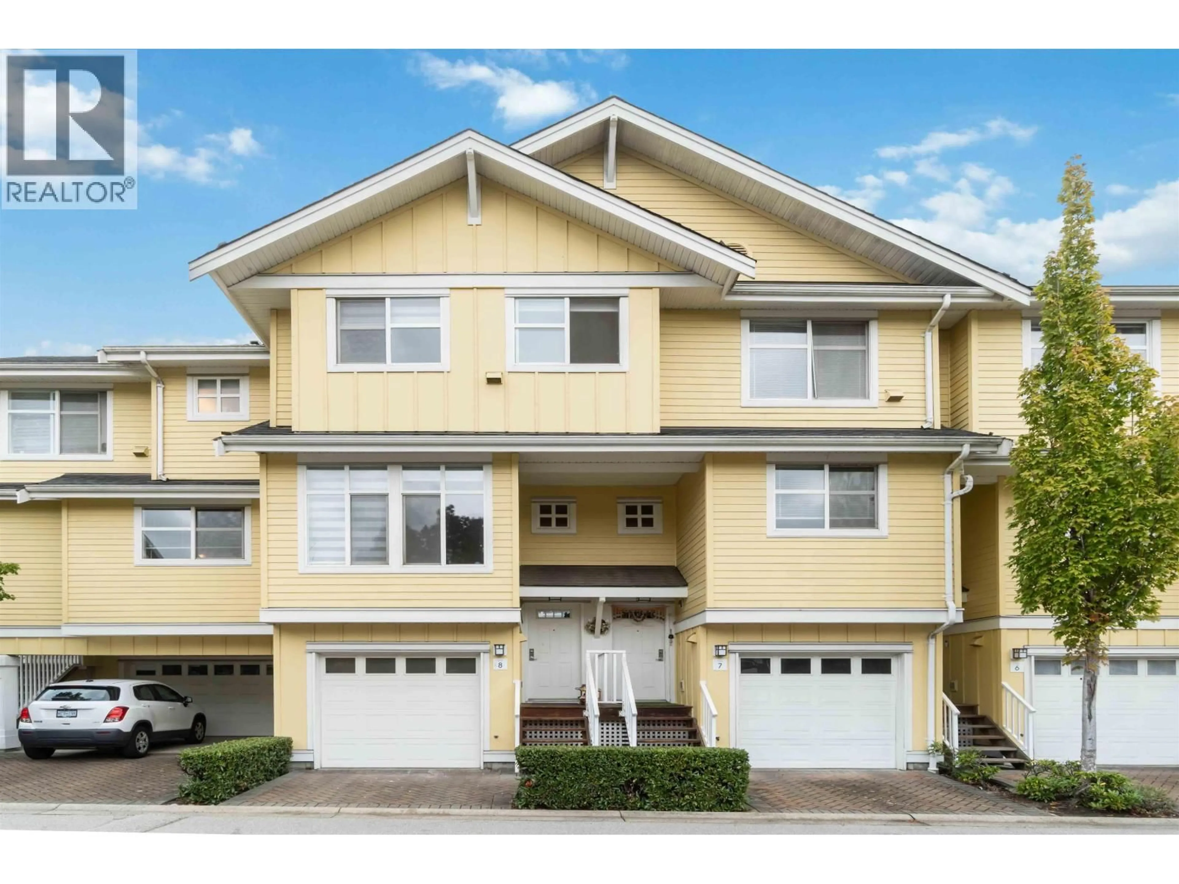 Home with vinyl exterior material, street for 8 - 935 EWEN AVENUE, New Westminster British Columbia V3M0A1