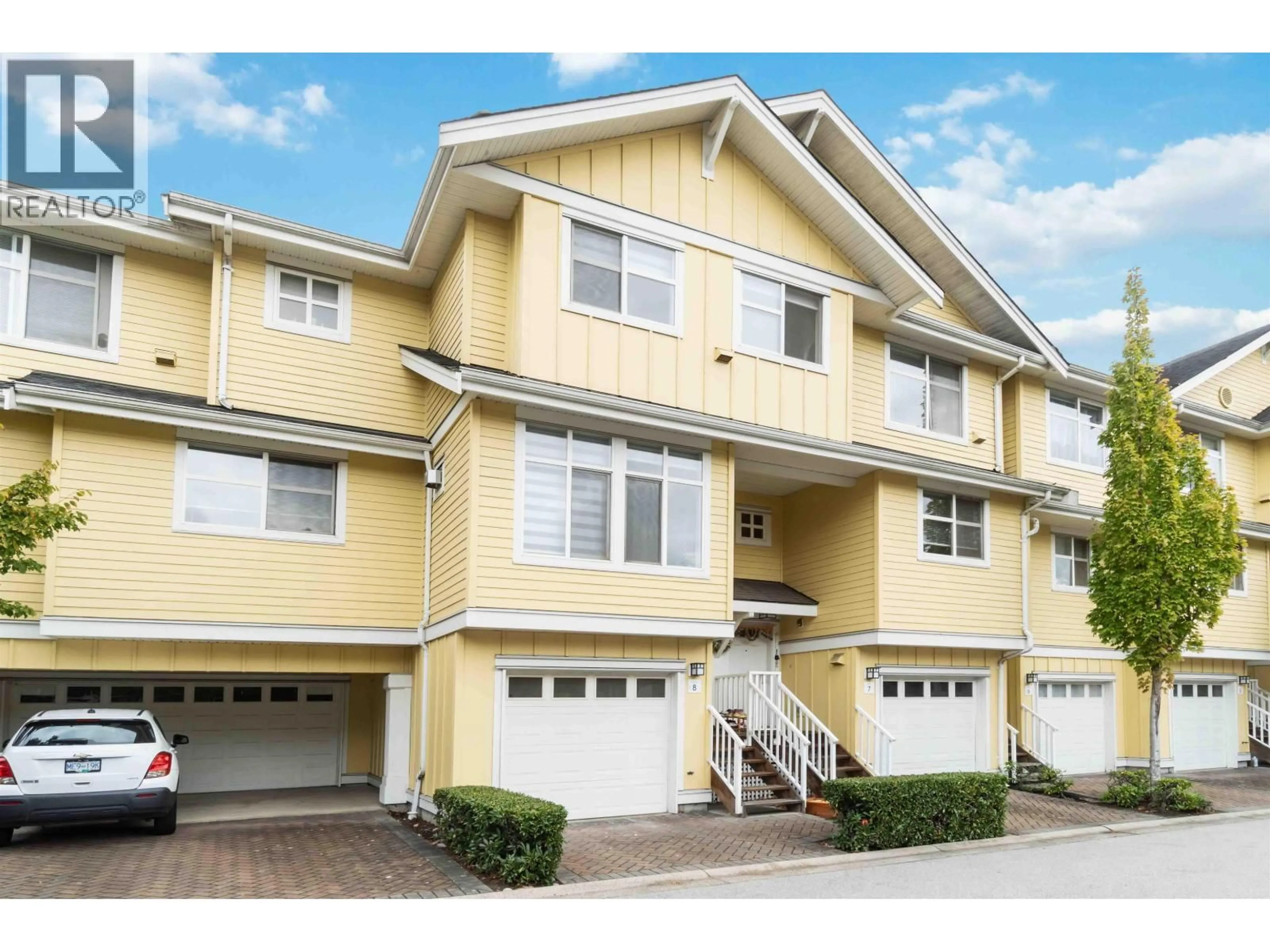 Home with vinyl exterior material, street for 8 - 935 EWEN AVENUE, New Westminster British Columbia V3M0A1