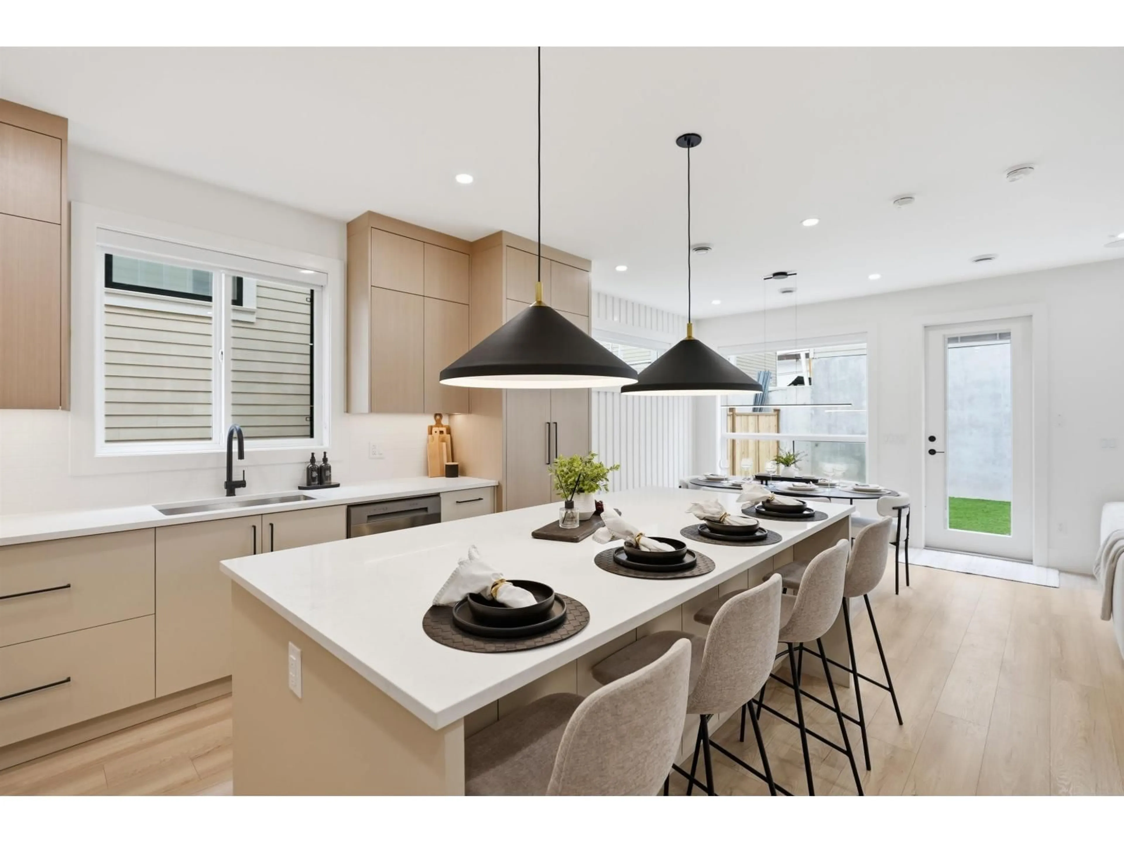 Contemporary kitchen, ceramic/tile floor for 9312 EBOR ROAD, Delta British Columbia V4C3K7
