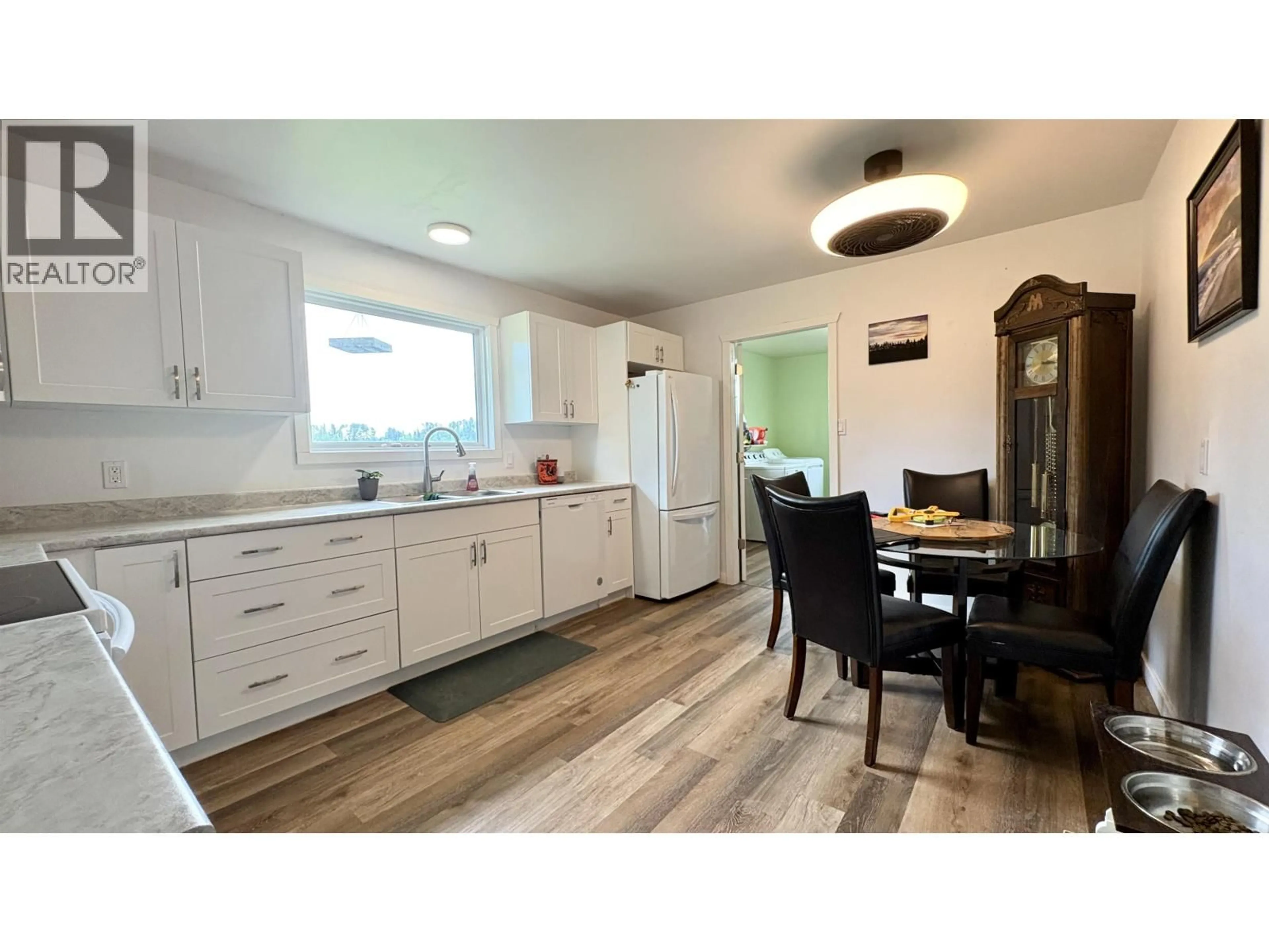 Open concept kitchen, wood/laminate floor for 14500 UPPER FRASER ROAD, Prince George British Columbia V2K5C9