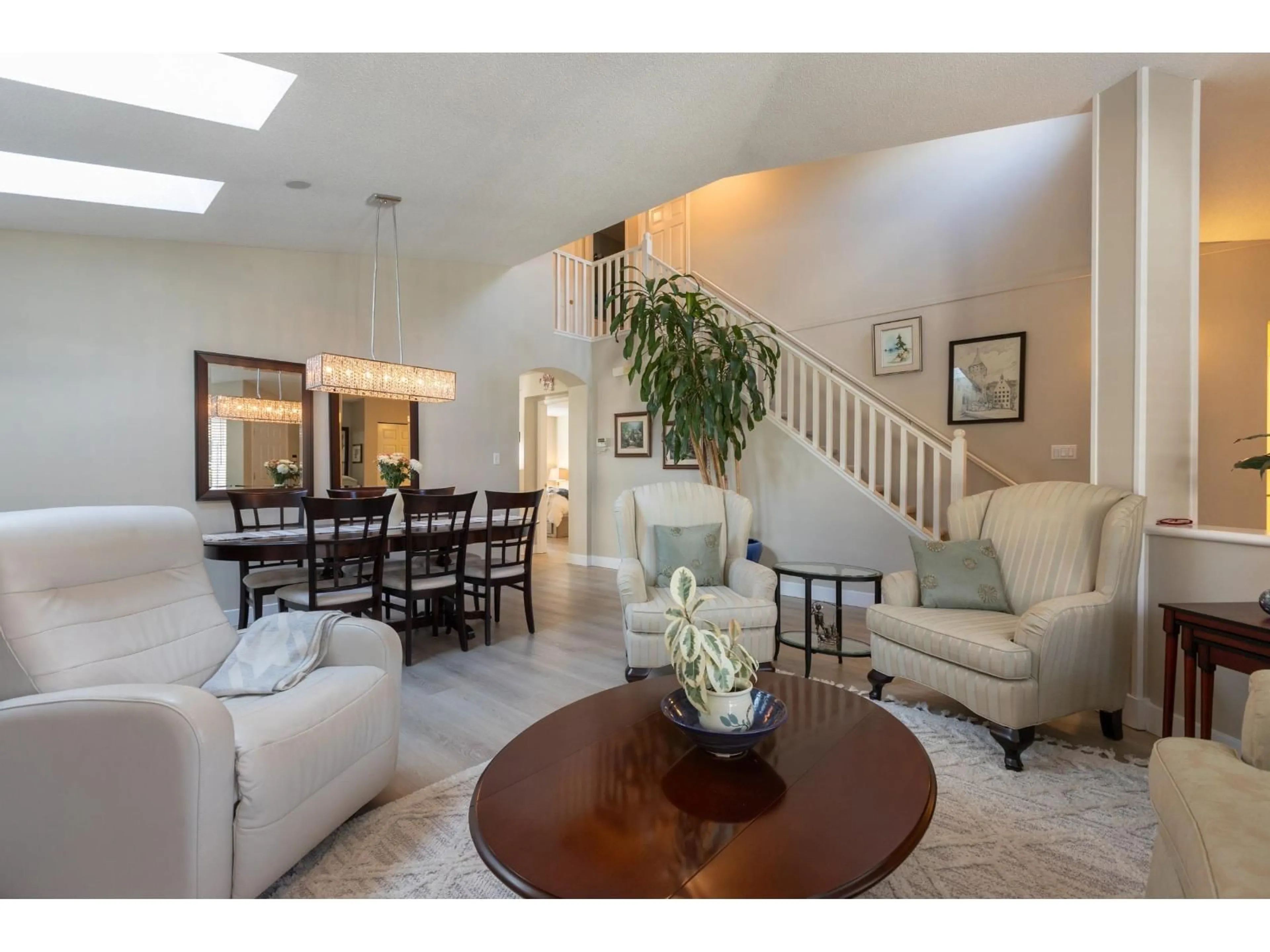 Living room with furniture, unknown for 54 - 6488 168 STREET, Surrey British Columbia V3S8Z1
