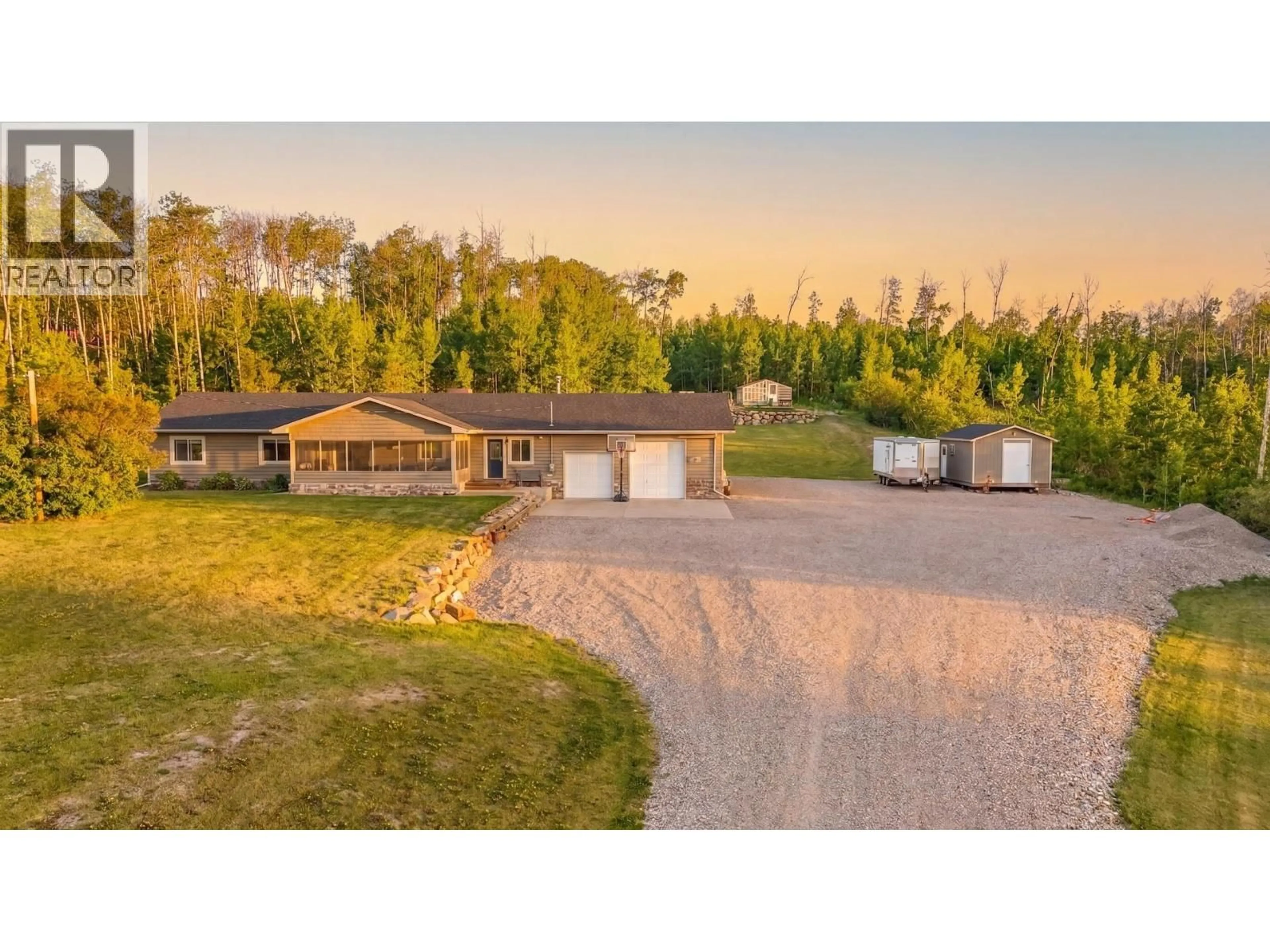 A pic from outside/outdoor area/front of a property/back of a property/a pic from drone, unknown for 13258 CHARLIE LAKE CRESCENT, Charlie Lake British Columbia V1J8G2