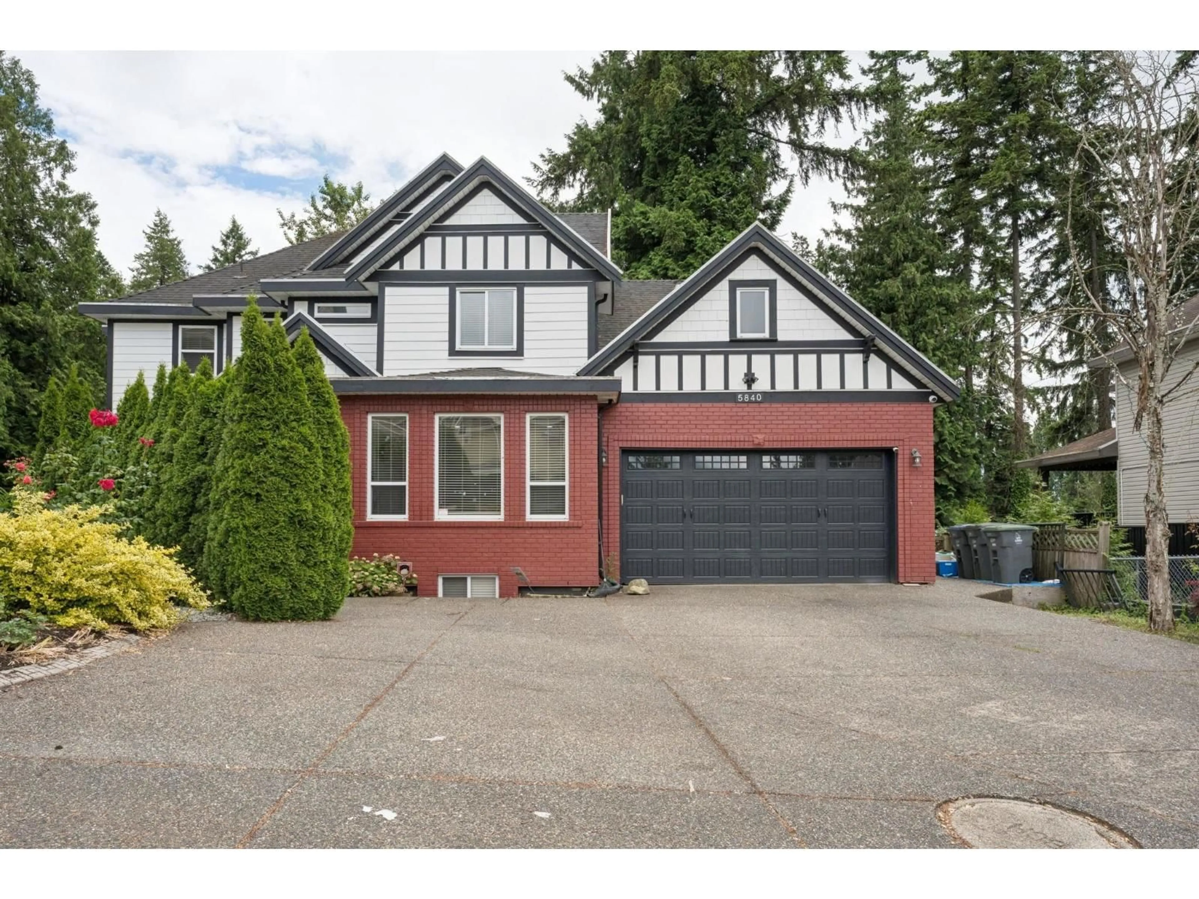 Home with vinyl exterior material, street for 5840 134 STREET, Surrey British Columbia V3X0A3