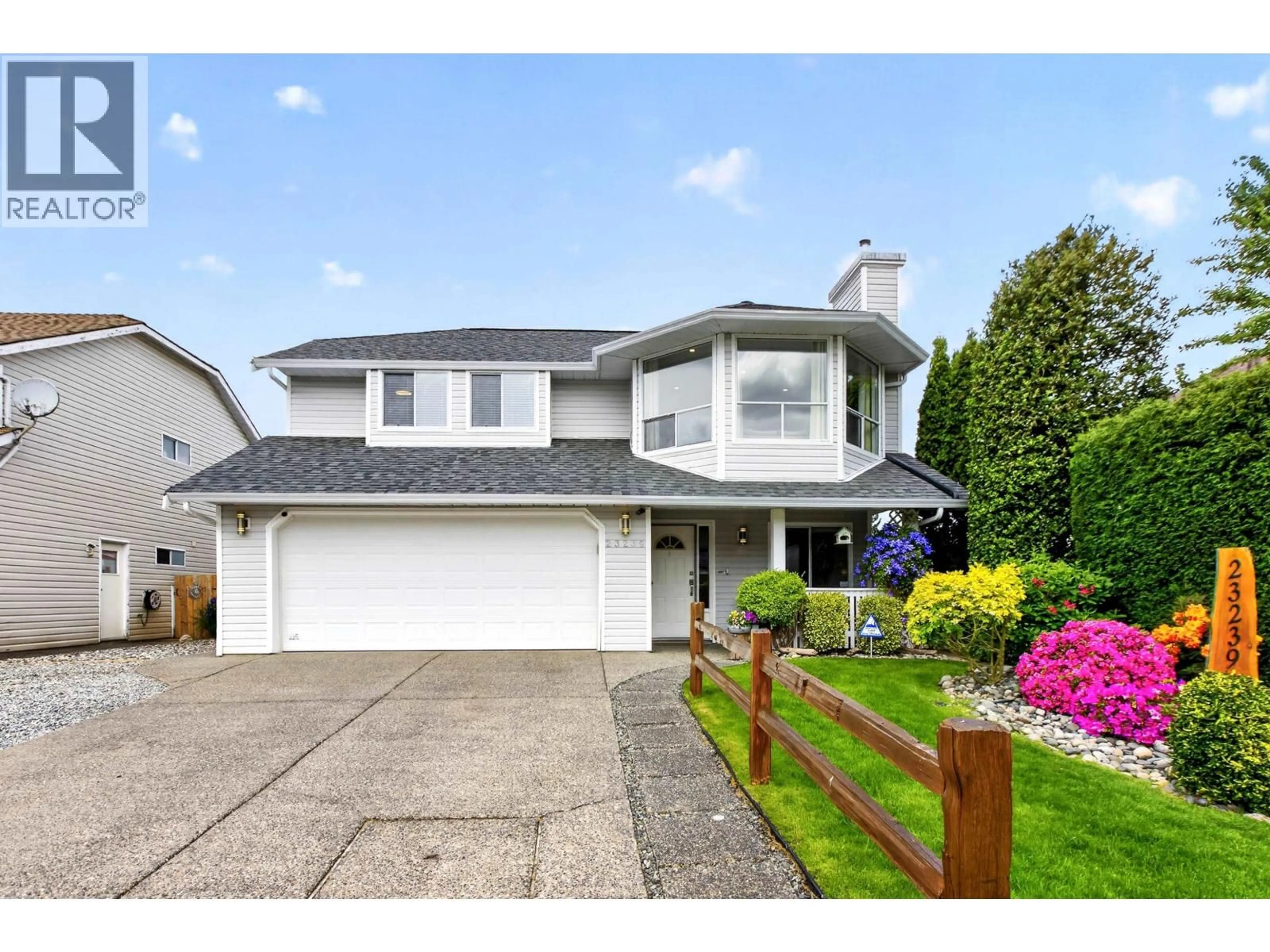 Home with vinyl exterior material, street for 23239 116A AVENUE, Maple Ridge British Columbia V2X2K5