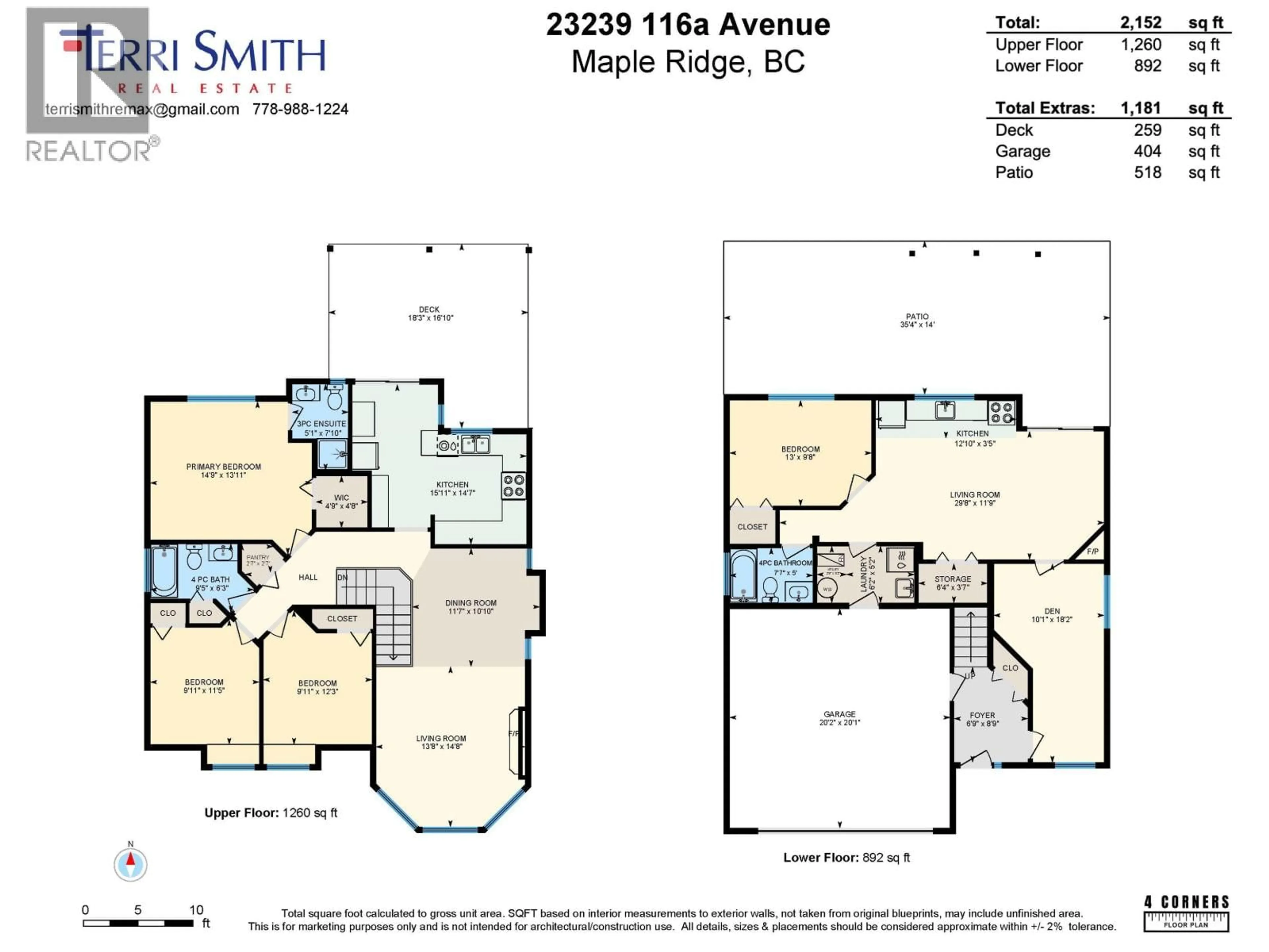 Floor plan for 23239 116A AVENUE, Maple Ridge British Columbia V2X2K5