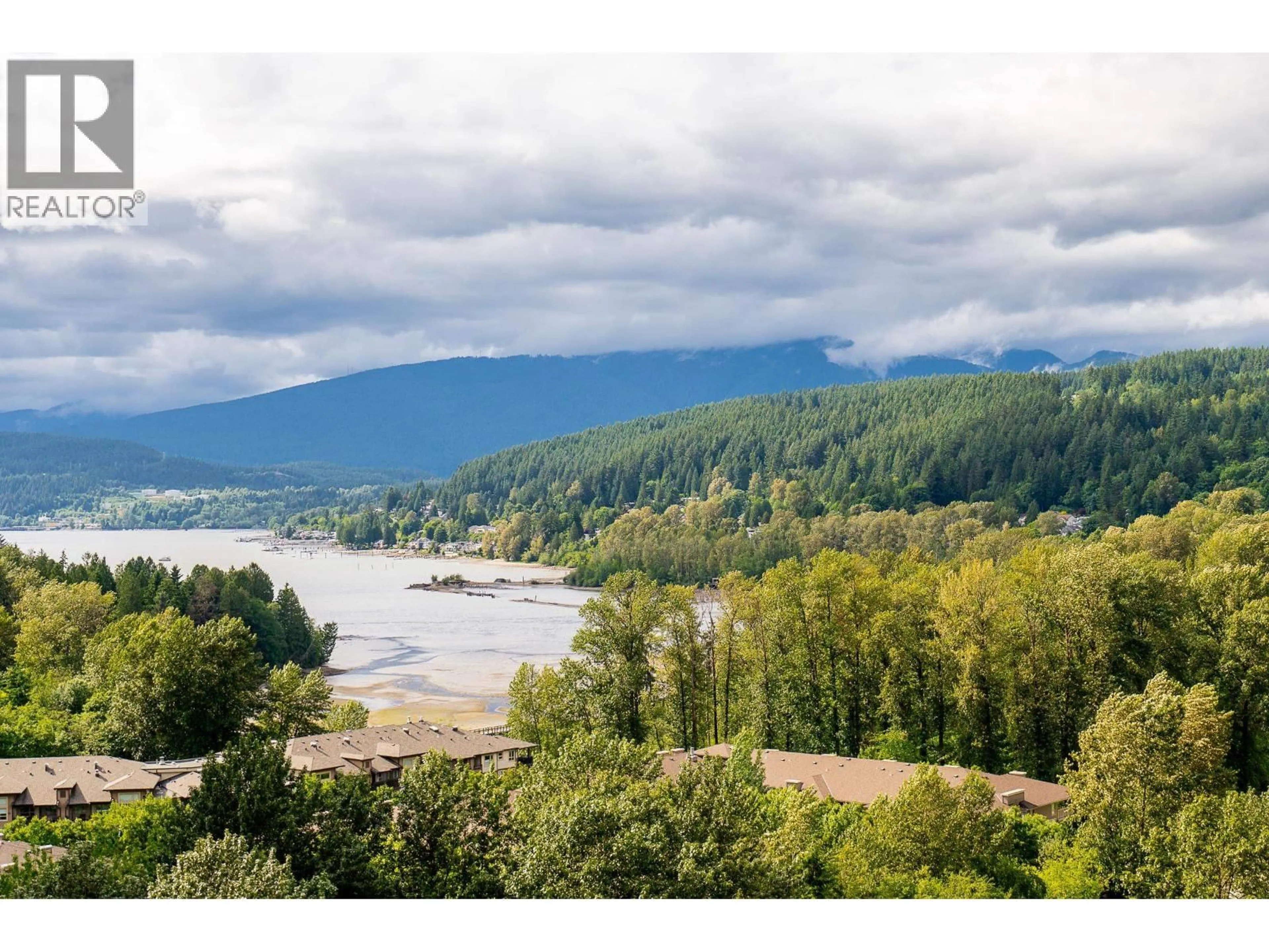 A pic from outside/outdoor area/front of a property/back of a property/a pic from drone, water/lake/river/ocean view for 1704 - 301 CAPILANO ROAD, Port Moody British Columbia V3H0G6