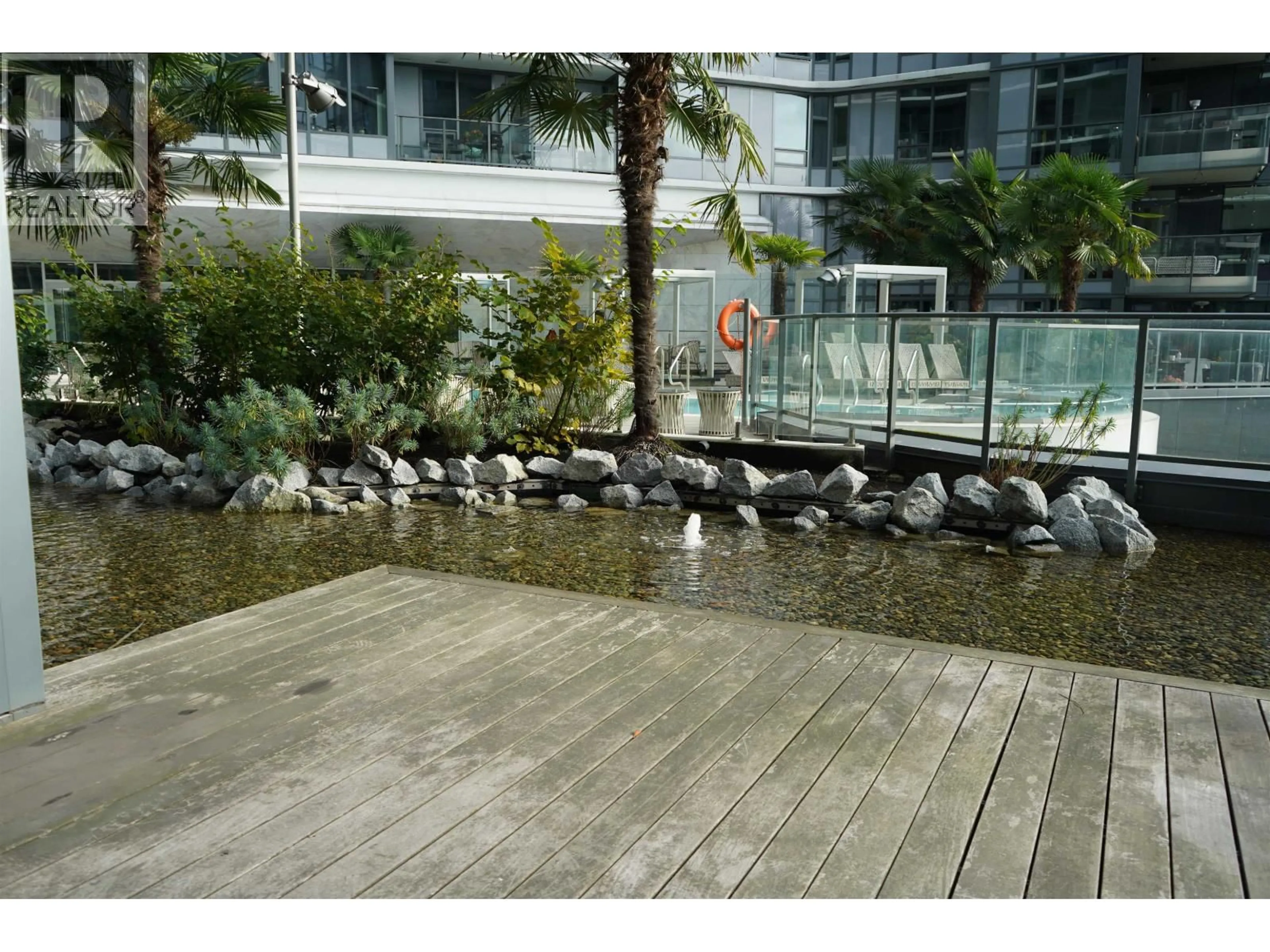 Patio, water/lake/river/ocean view for 306 - 68 SMITHE STREET, Vancouver British Columbia V6B0P4