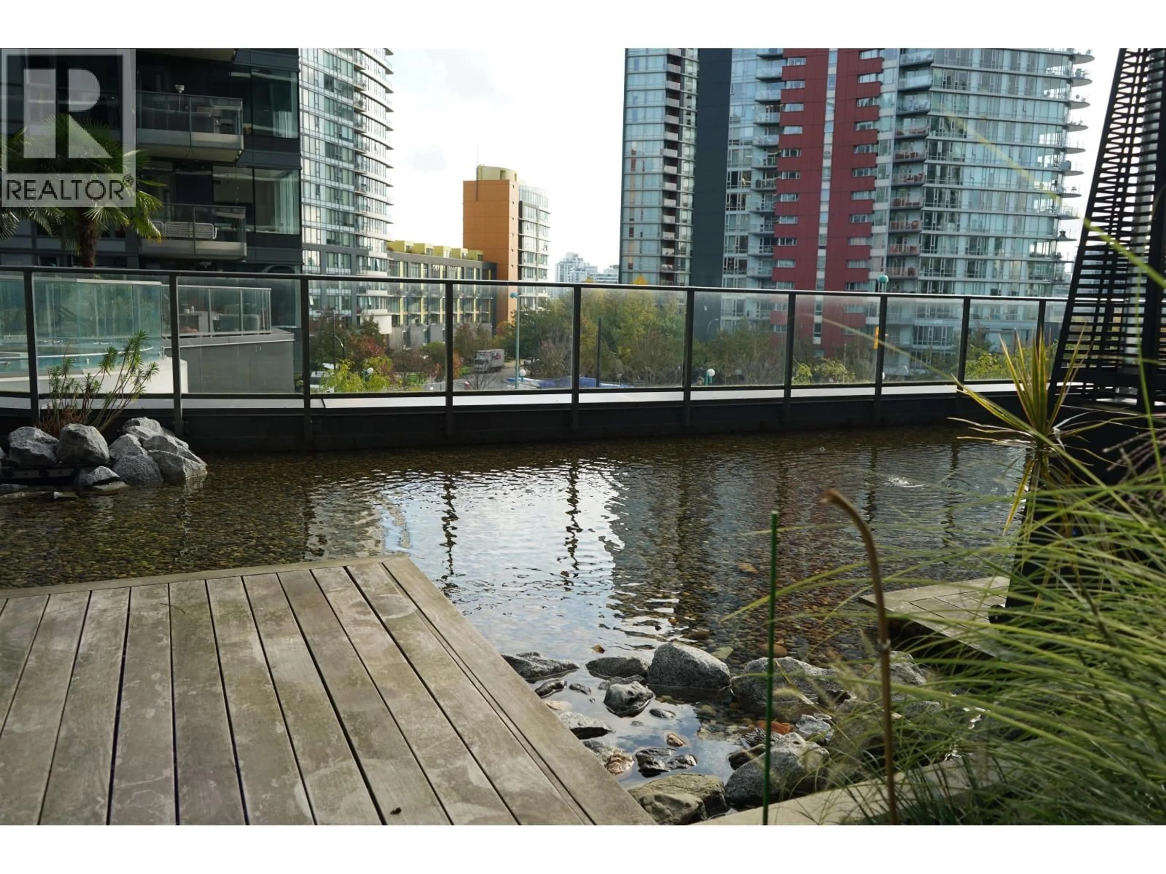 Patio, water/lake/river/ocean view for 306 - 68 SMITHE STREET, Vancouver British Columbia V6B0P4