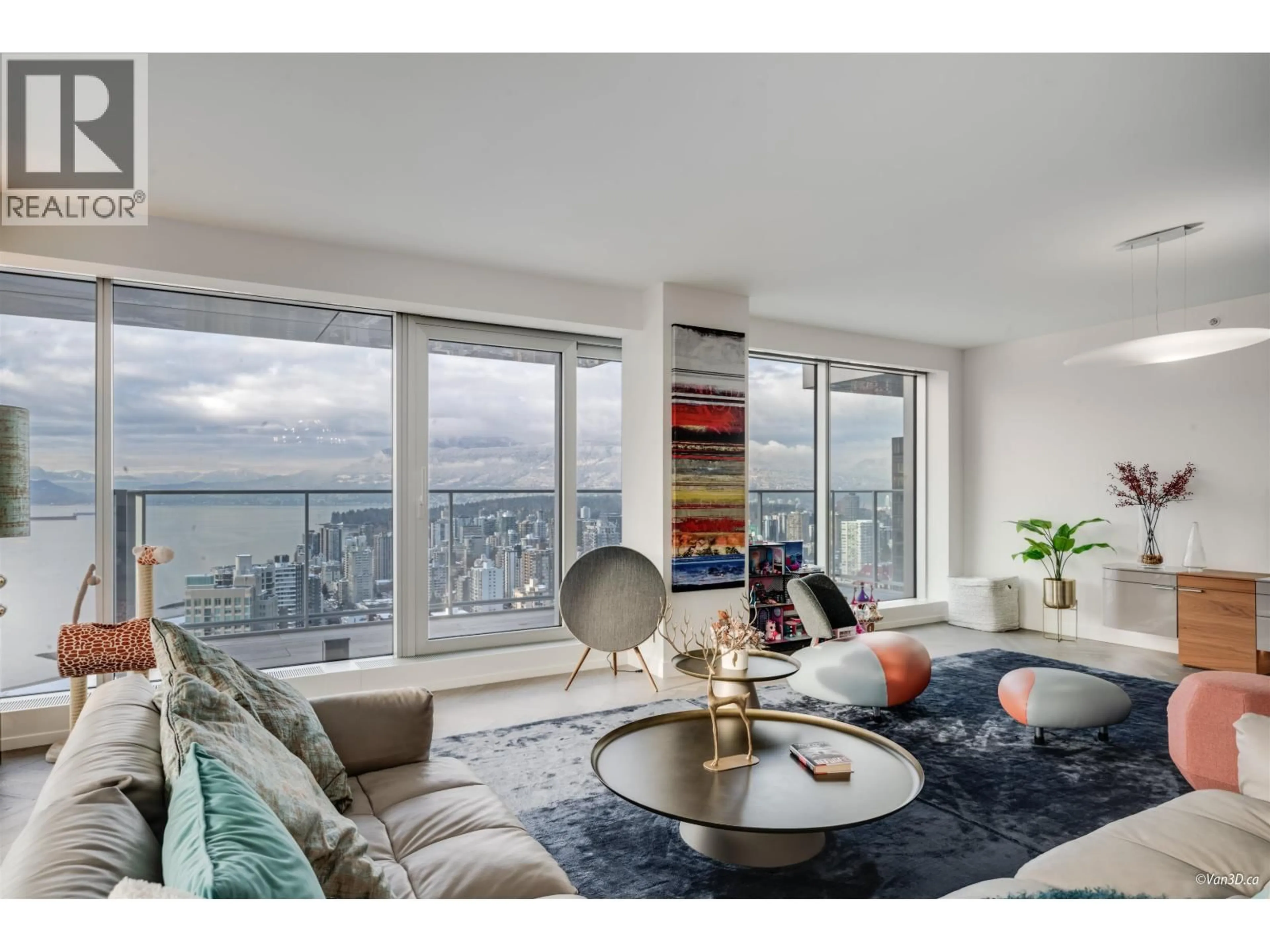 Living room with furniture, unknown for 4701 - 1480 HOWE STREET, Vancouver British Columbia V6Z0G5