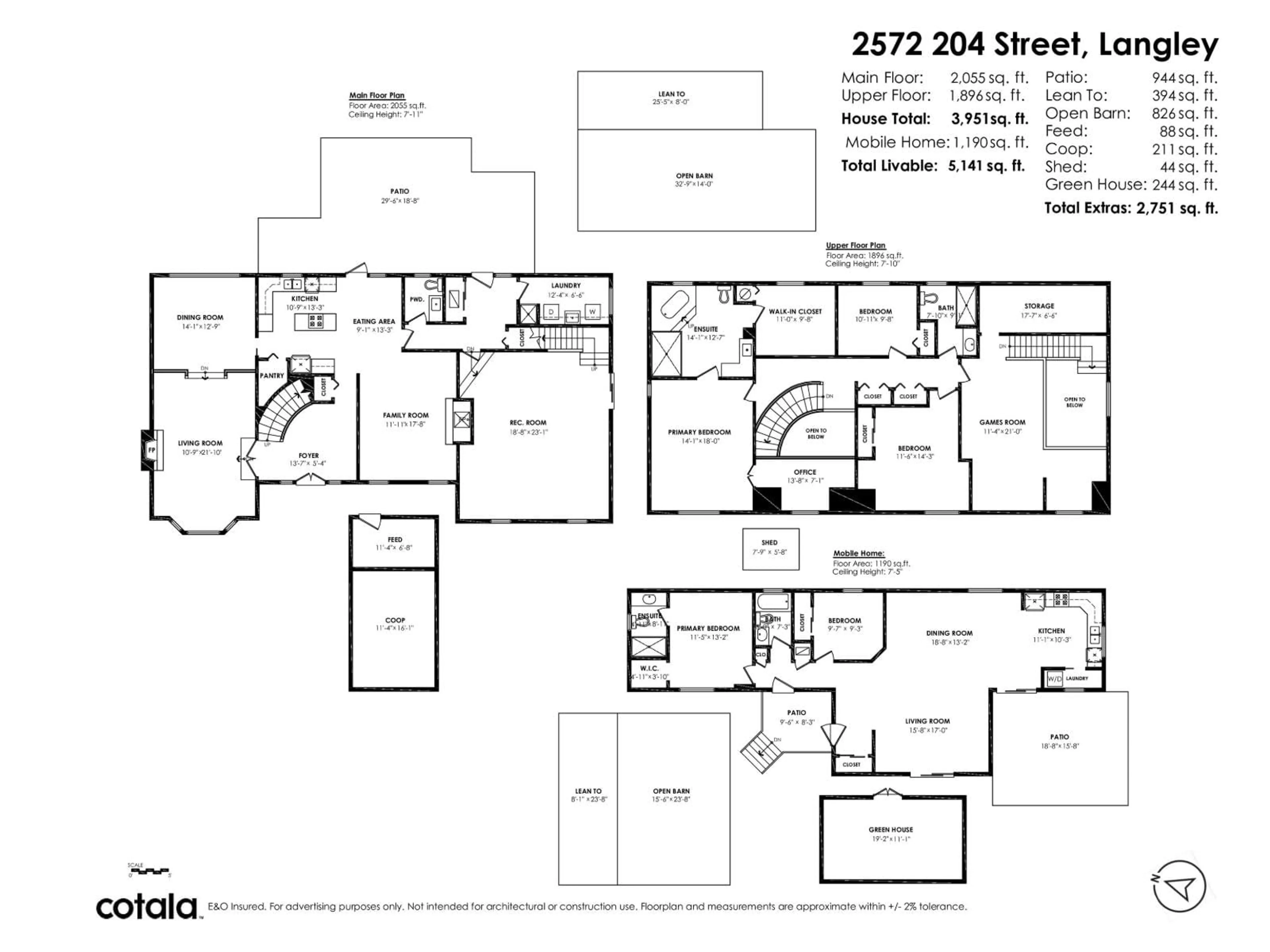 Floor plan for 2572 204 STREET, Langley British Columbia V2Z2B6