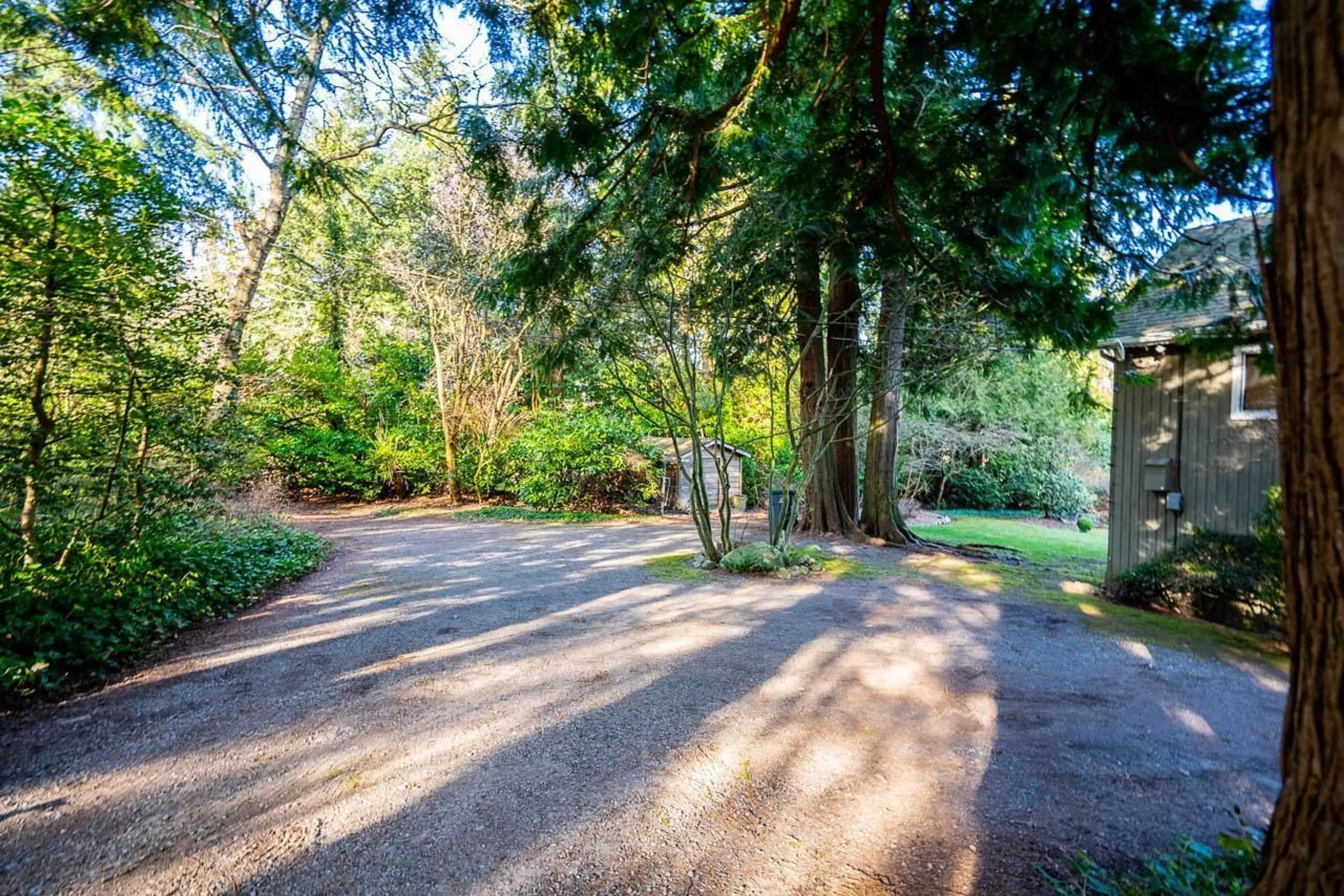 Patio, forest/trees view for 12581 CRESCENT ROAD, Surrey British Columbia V4A2V4