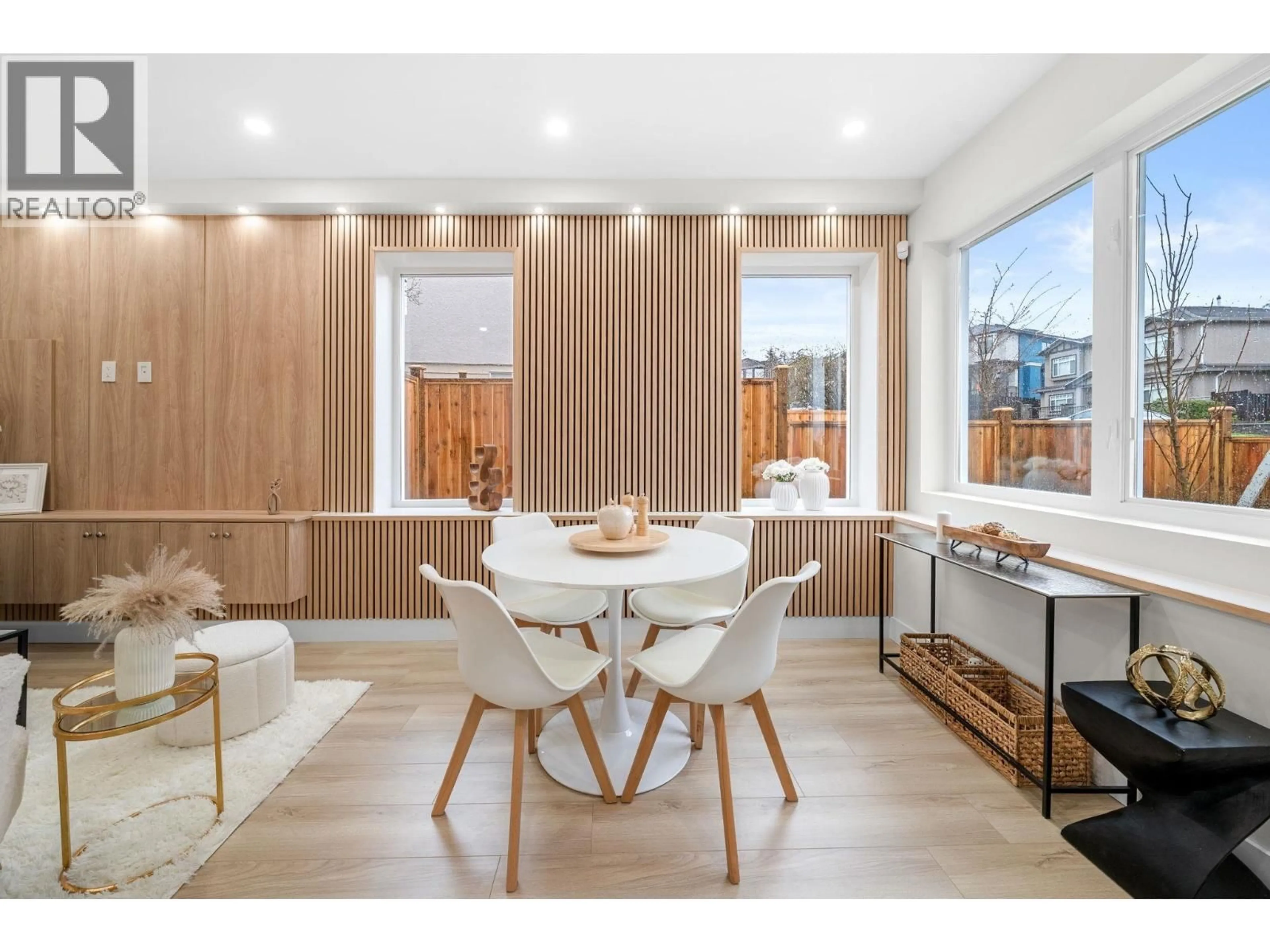 Dining room, wood/laminate floor for 1 - 3581 HAIDA DRIVE, Vancouver British Columbia V5M3Y9