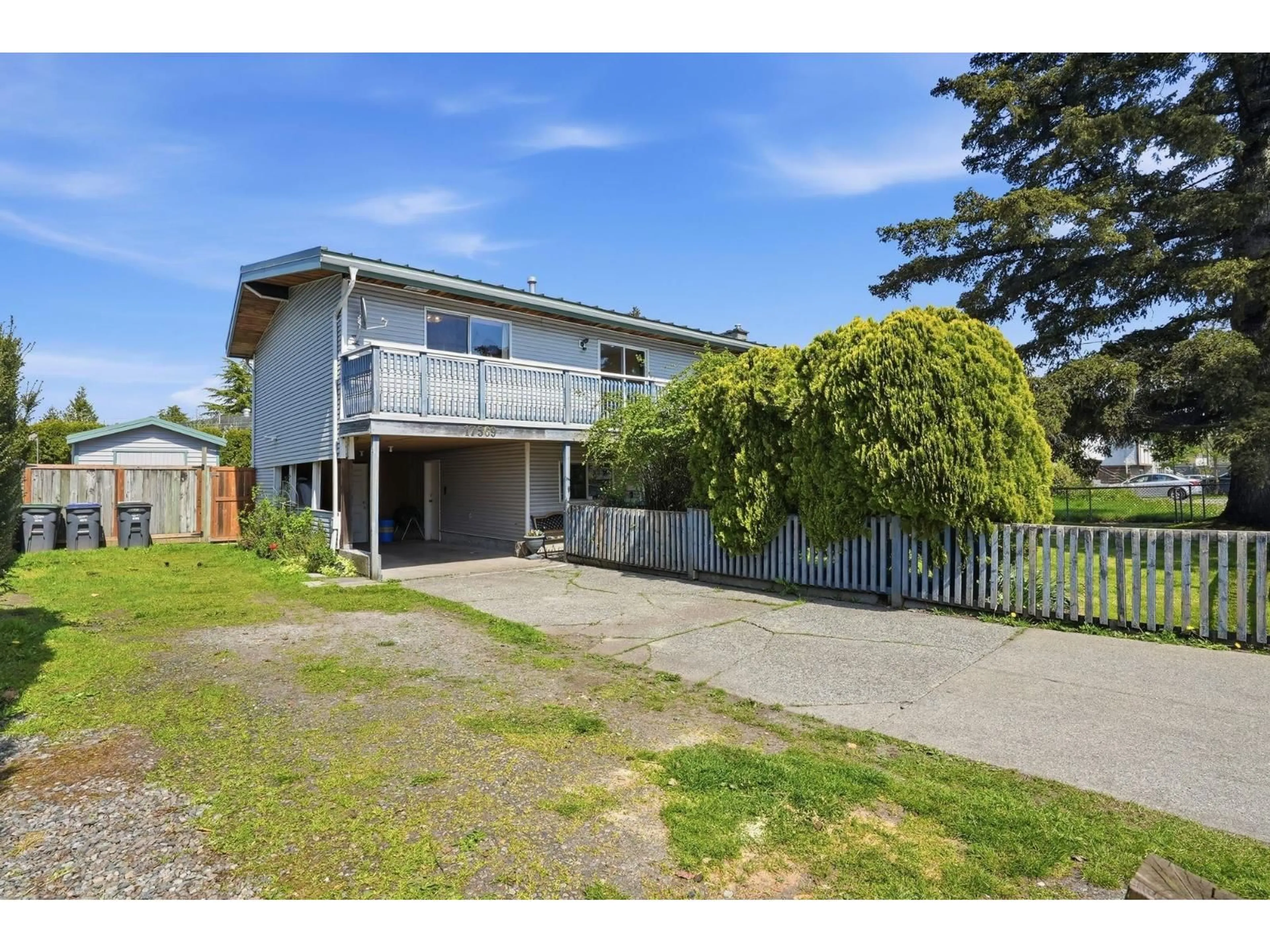 A pic from outside/outdoor area/front of a property/back of a property/a pic from drone, street for 17569 60 AVENUE, Surrey British Columbia V3S1T9