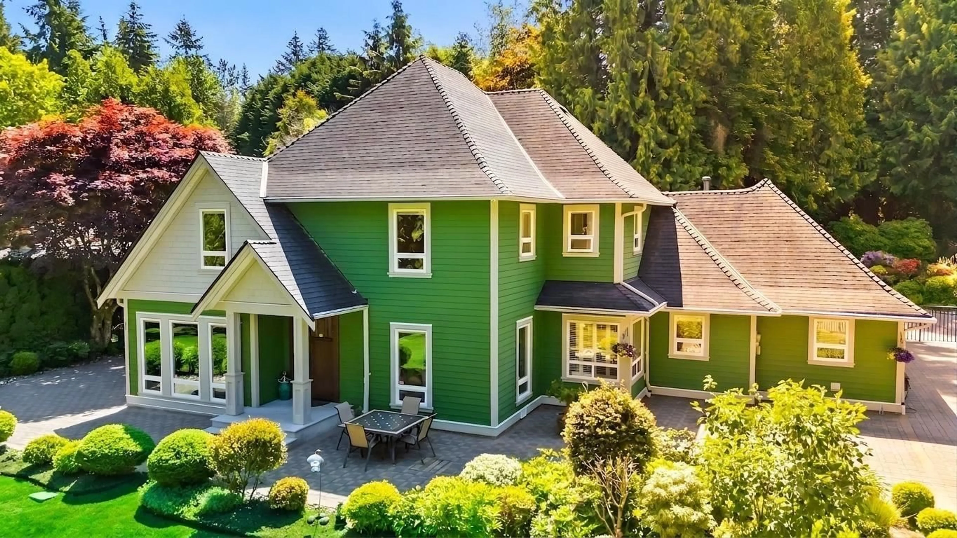 A pic from outside/outdoor area/front of a property/back of a property/a pic from drone, street for 2654 133 STREET, Surrey British Columbia V4P1X9