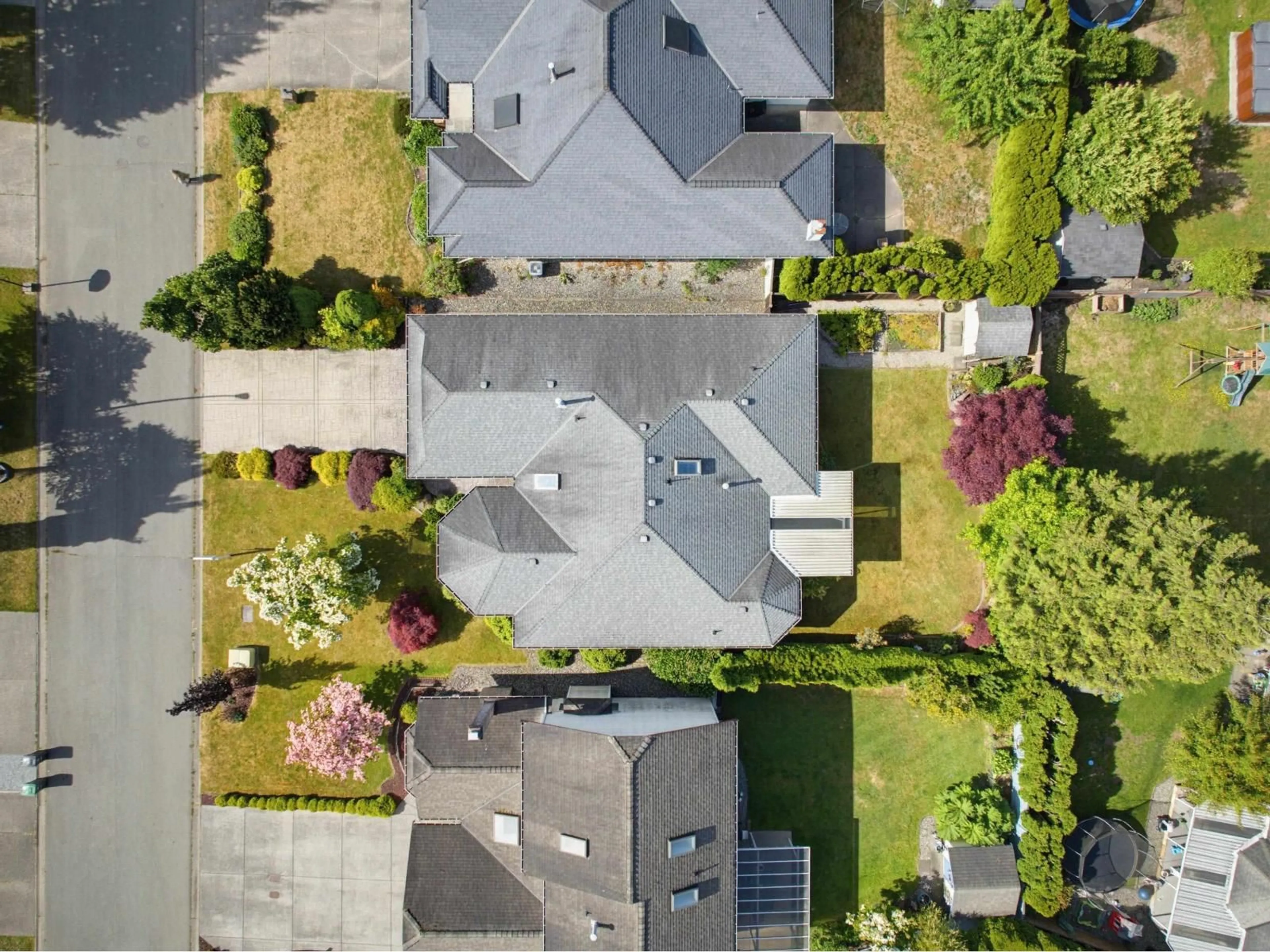 A pic from outside/outdoor area/front of a property/back of a property/a pic from drone, street for 6088 187 STREET, Surrey British Columbia V3S7P3