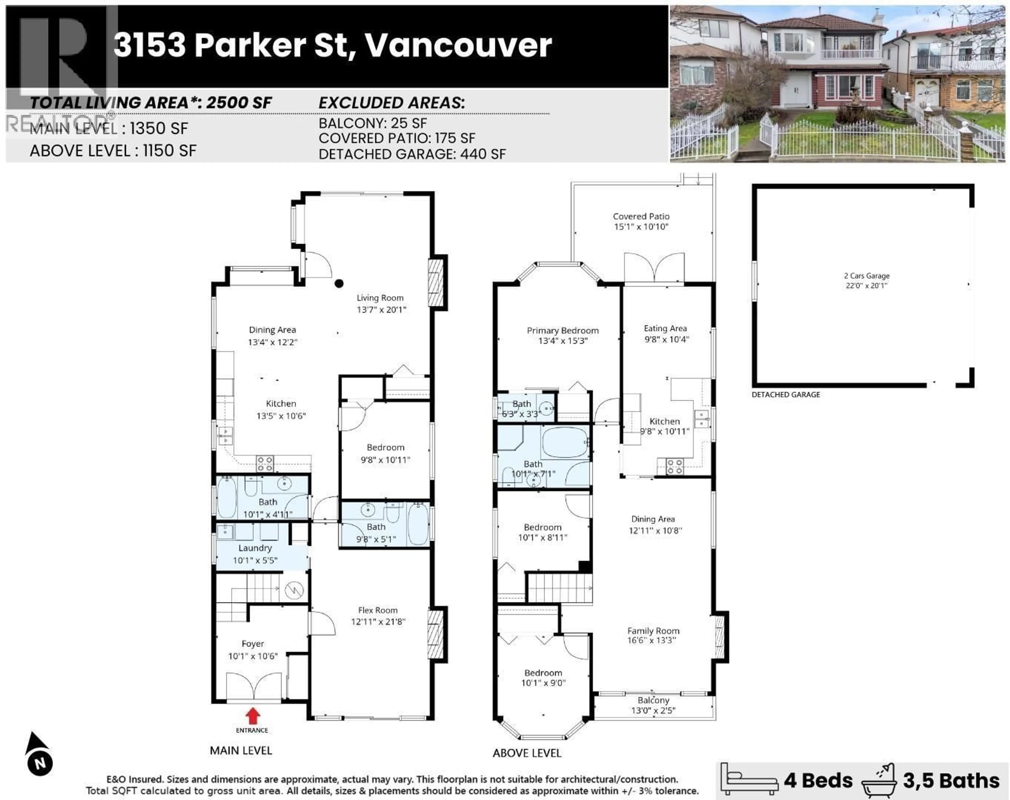 Floor plan for 3153 PARKER STREET, Vancouver British Columbia V5K2V4