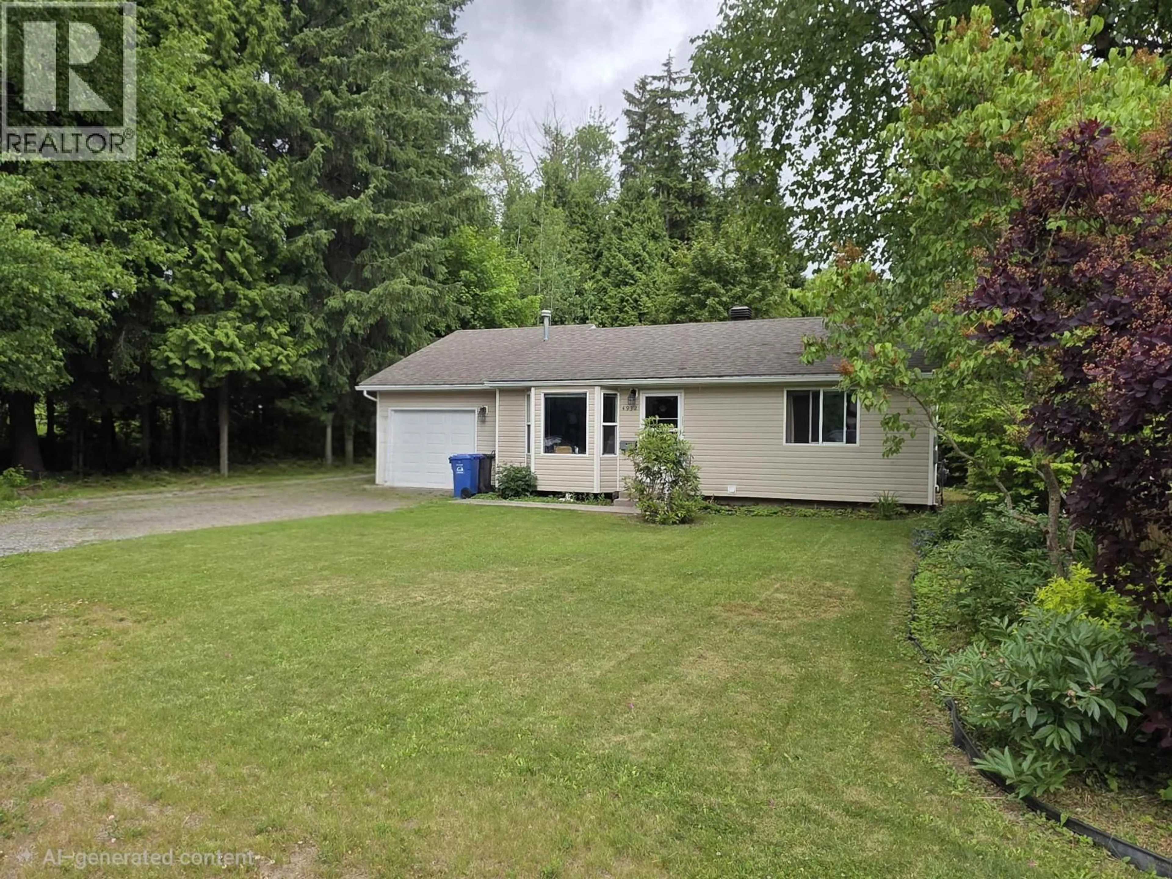 A pic from outside/outdoor area/front of a property/back of a property/a pic from drone, street for 4932 GRAHAM AVENUE, Terrace British Columbia V8G1B2