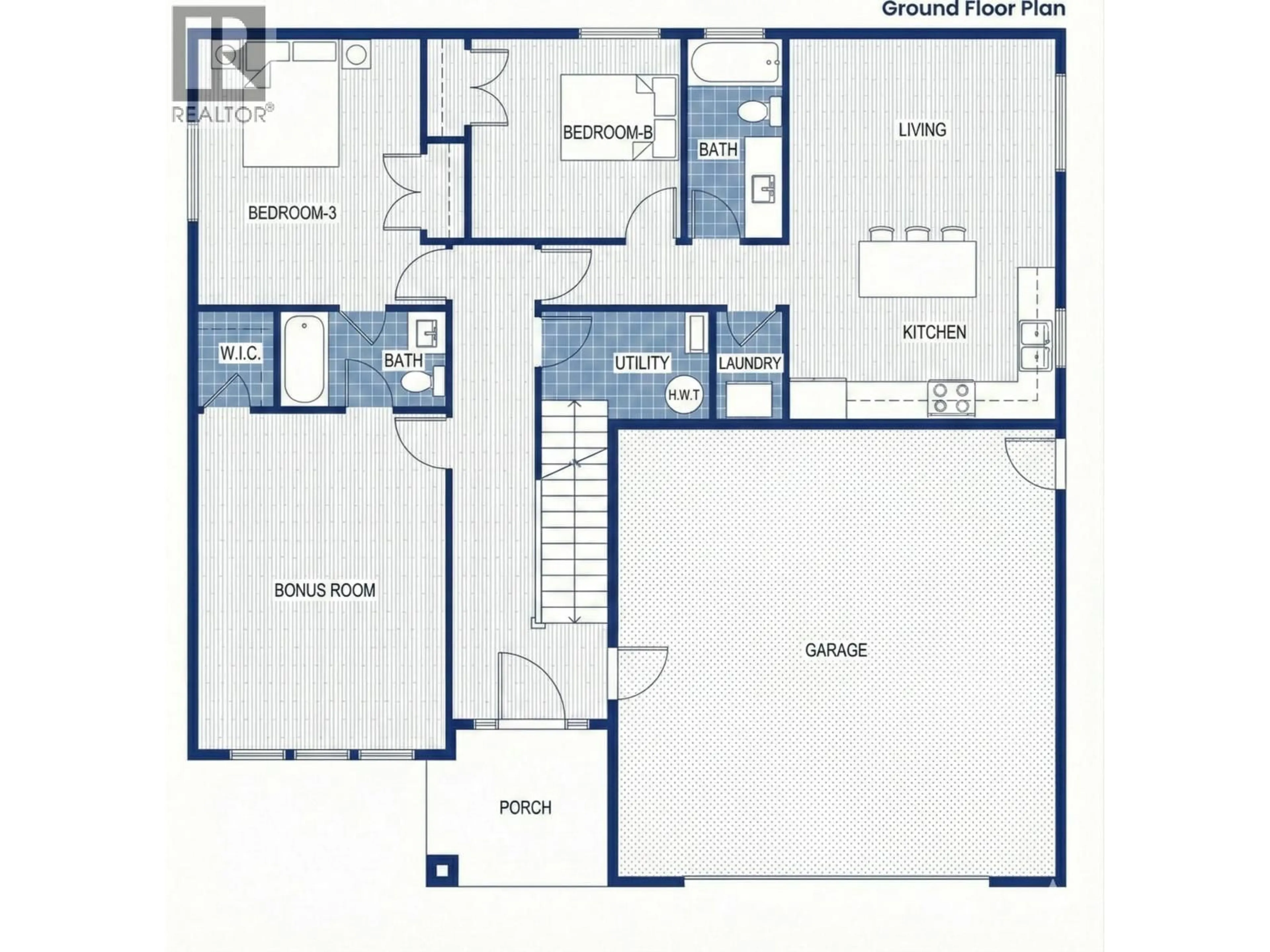 Floor plan for 2642 PEBBLE PLACE, Prince George British Columbia V2K0B8